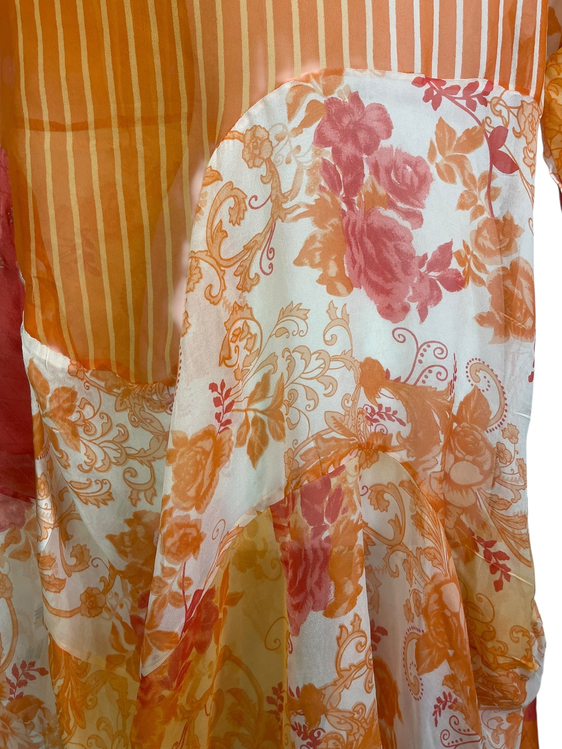 PRG8918 Sheer Avatar Pure Silk Sculptural Long Tunic Dress by 15 FEBRUARY 2026 – Handmade ethical Sculptural Dress from sariKNOTsari using upcycled silk. Designed in Canada for travel and slow fashion, loved from Toronto to LA to Sydney.