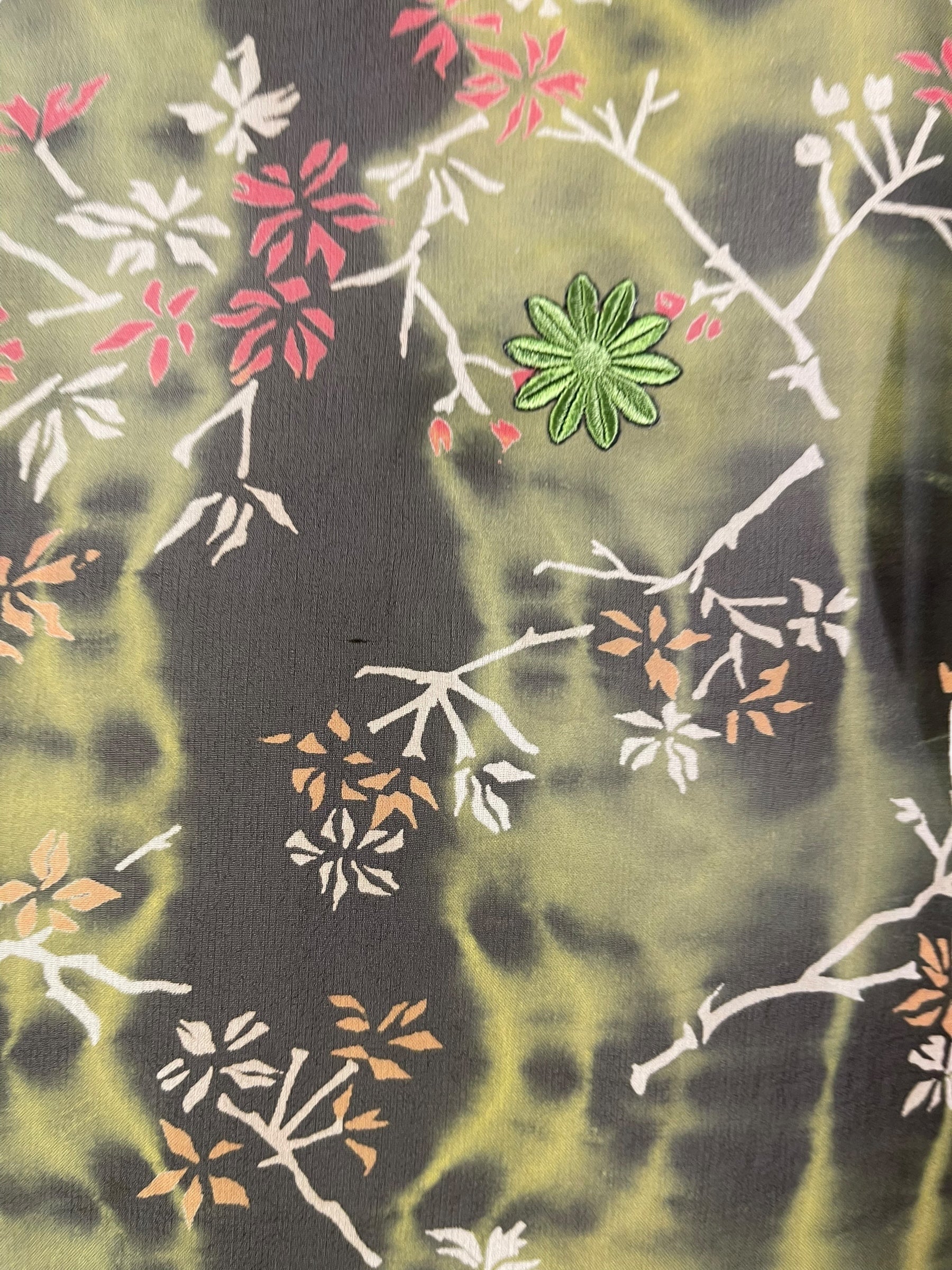 PRG7481 Sheer Avatar Pure Silk Short Kaftan Tunic without Slits