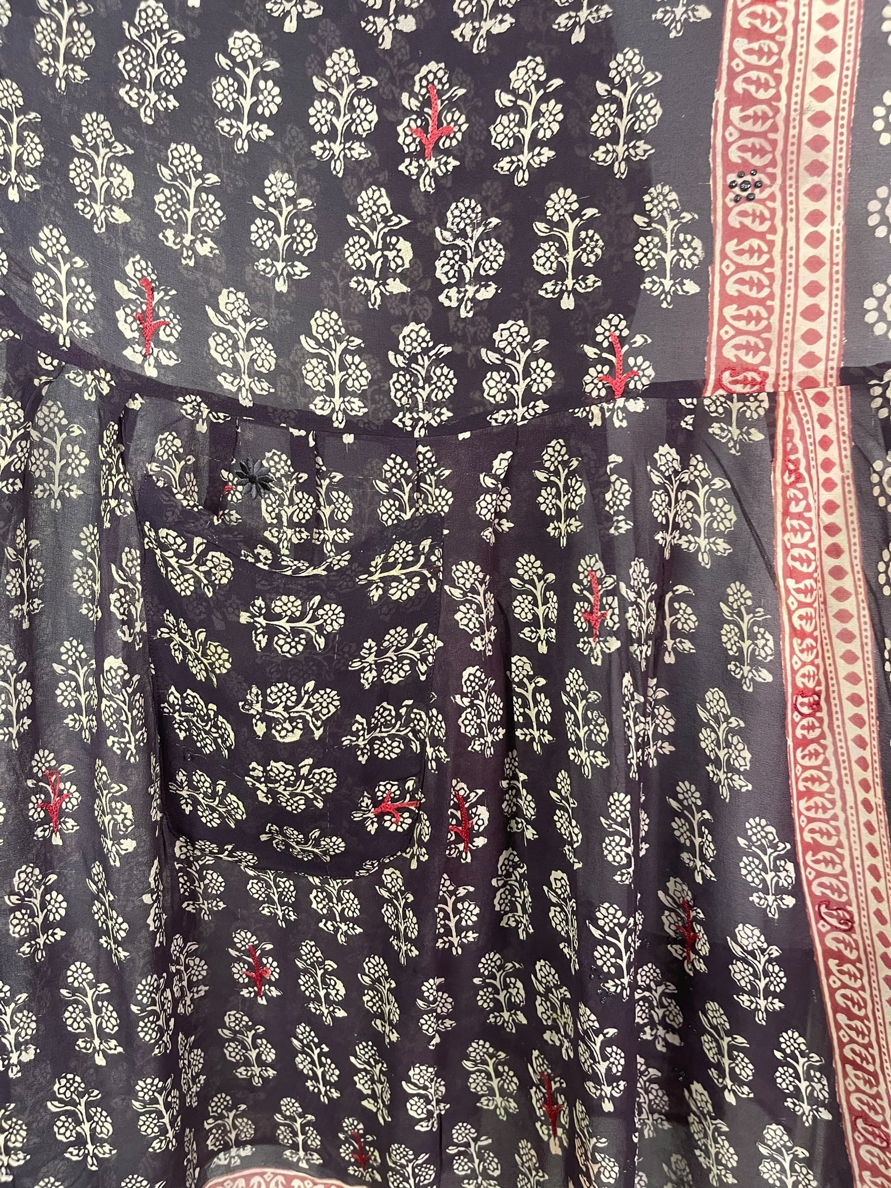 PRG7439 Sheer Wabi Sabi Pure Silk Boxy Babydoll Dress