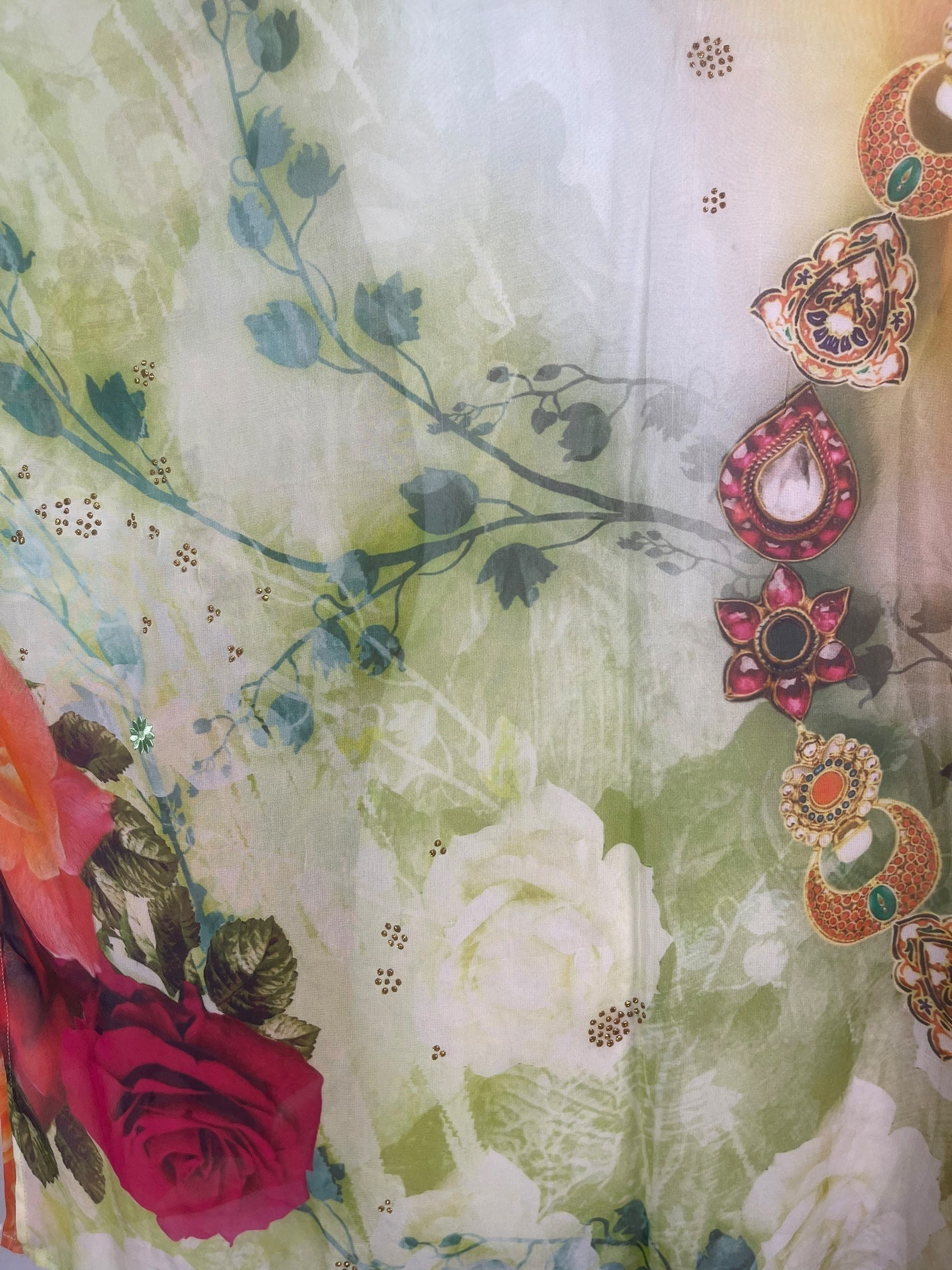 PREVIEW PRG7486 Sheer Wabi Sabi Pure Silk Short Kaftan Tunic With Slits