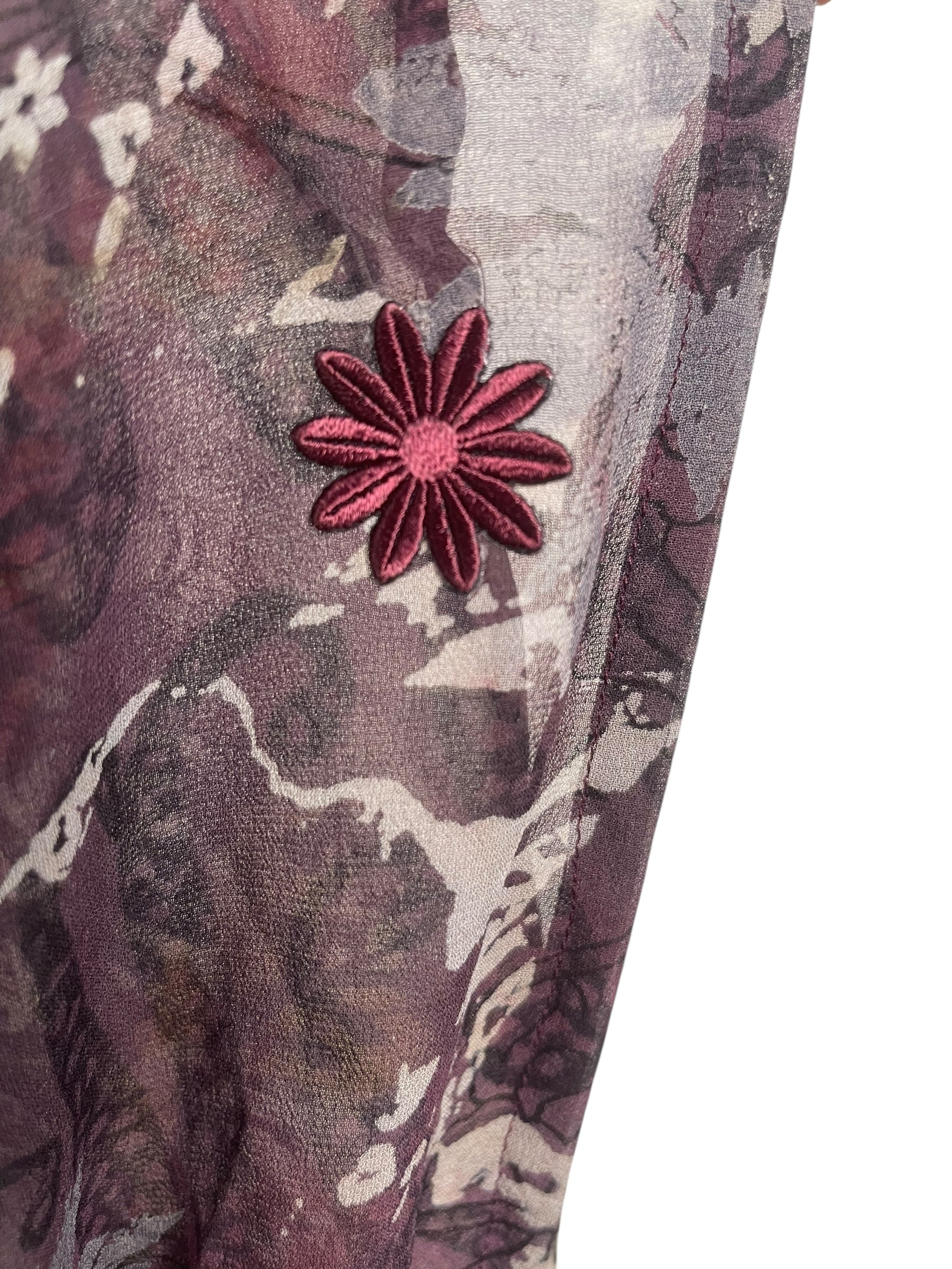 PRG8521 Sheer Wabi Sabi Pure Silk Kimono-Sleeved Jacket with Belt