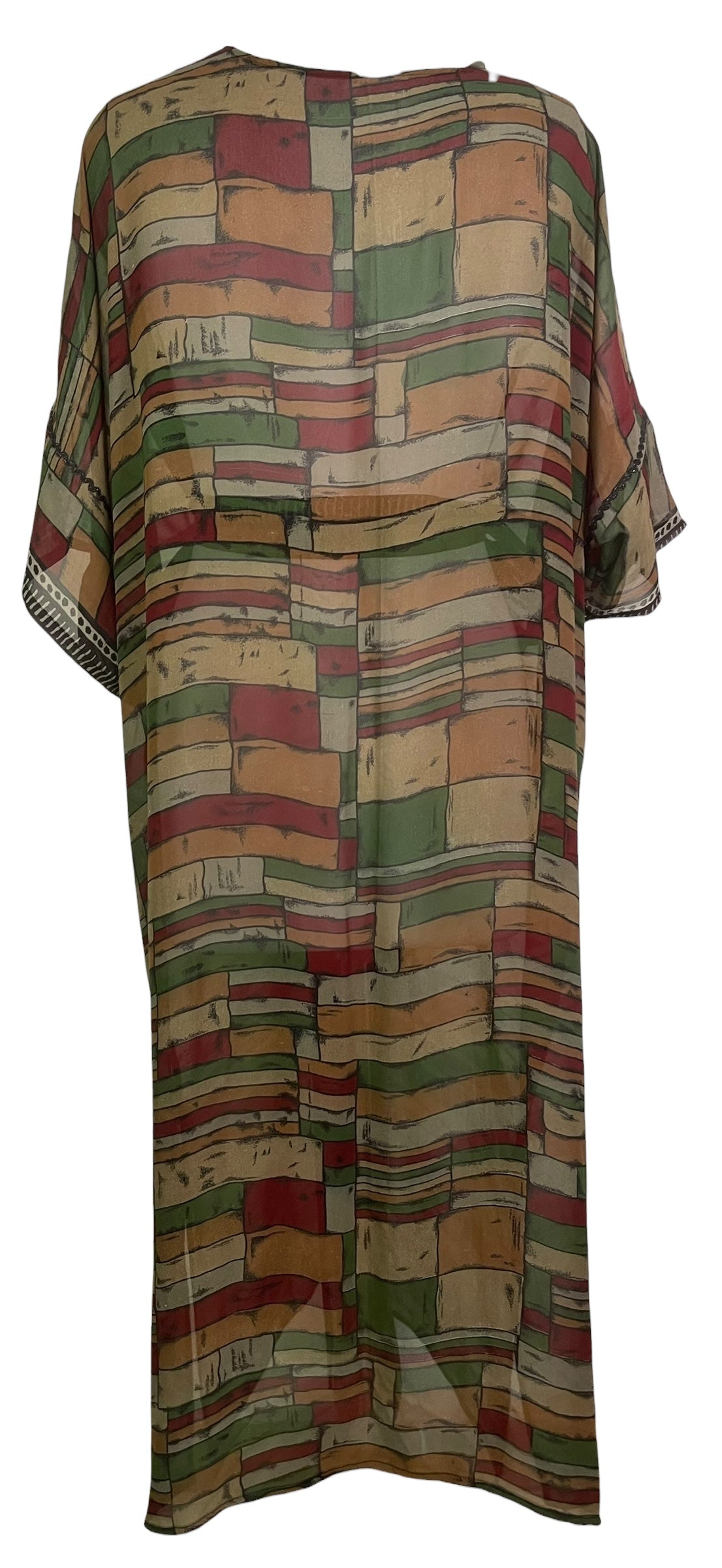 PREVIEW PRG8676 Sheer Avatar Long Pure Silk Kimono Sleeved Duster with Belt by MARCH2026 – Handmade ethical Long Kimono from sariKNOTsari using upcycled silk. Designed in Canada for travel and slow fashion, loved from Toronto to LA to Sydney. Featuring Zsiska, Bryn Walker and Artisan Leather coats by Rejean Pepin, Pepin designs