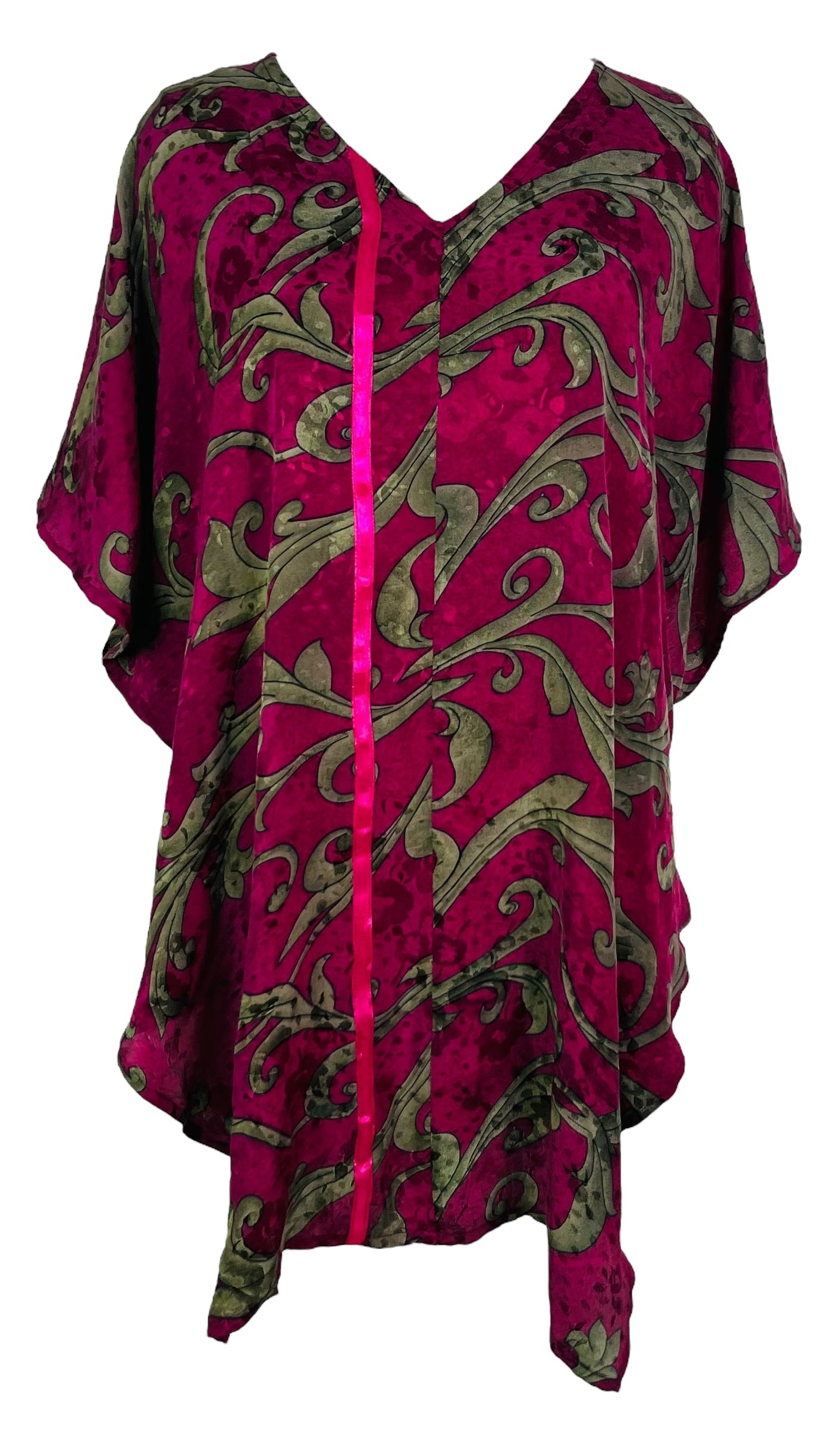 PRC7543 Avatar Pure Silk Waterfall Top