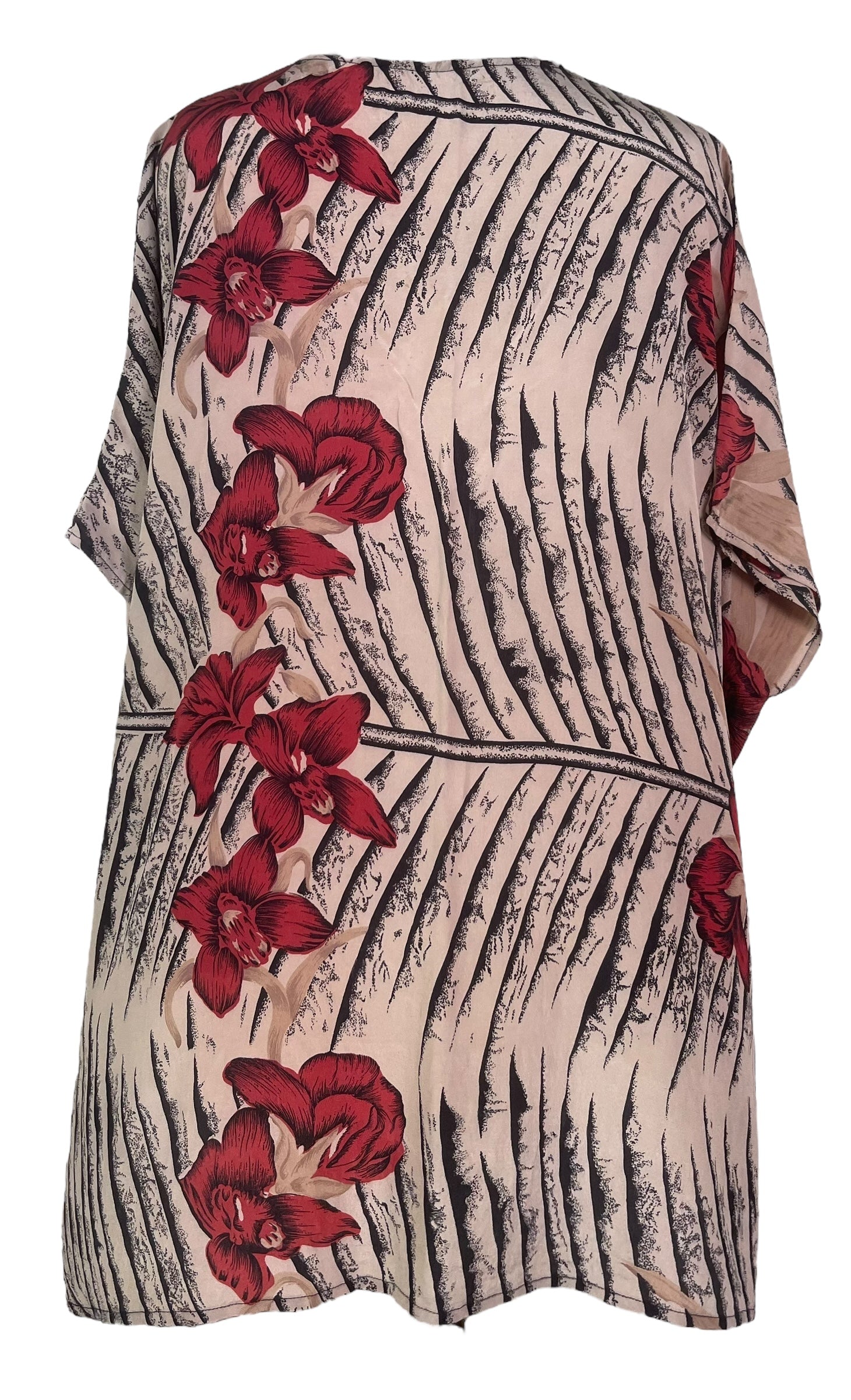 PRC7505 Wabi Sabi Pure Silk Short Kaftan Tunic With Slits