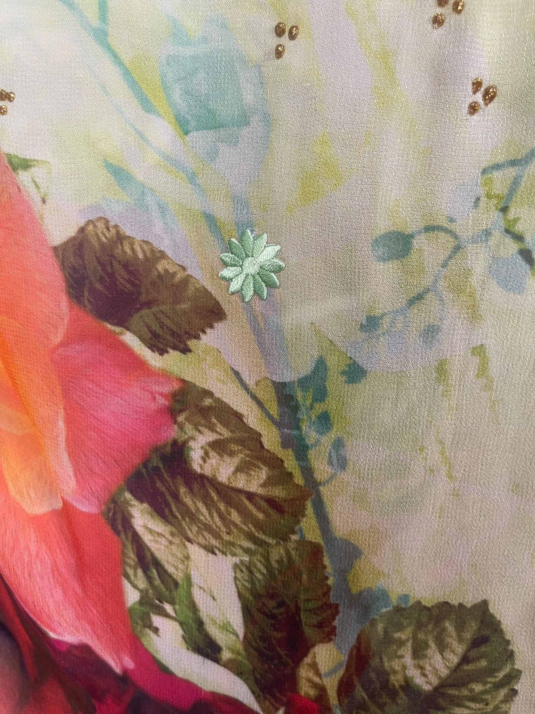 PREVIEW PRG7486 Sheer Wabi Sabi Pure Silk Short Kaftan Tunic With Slits