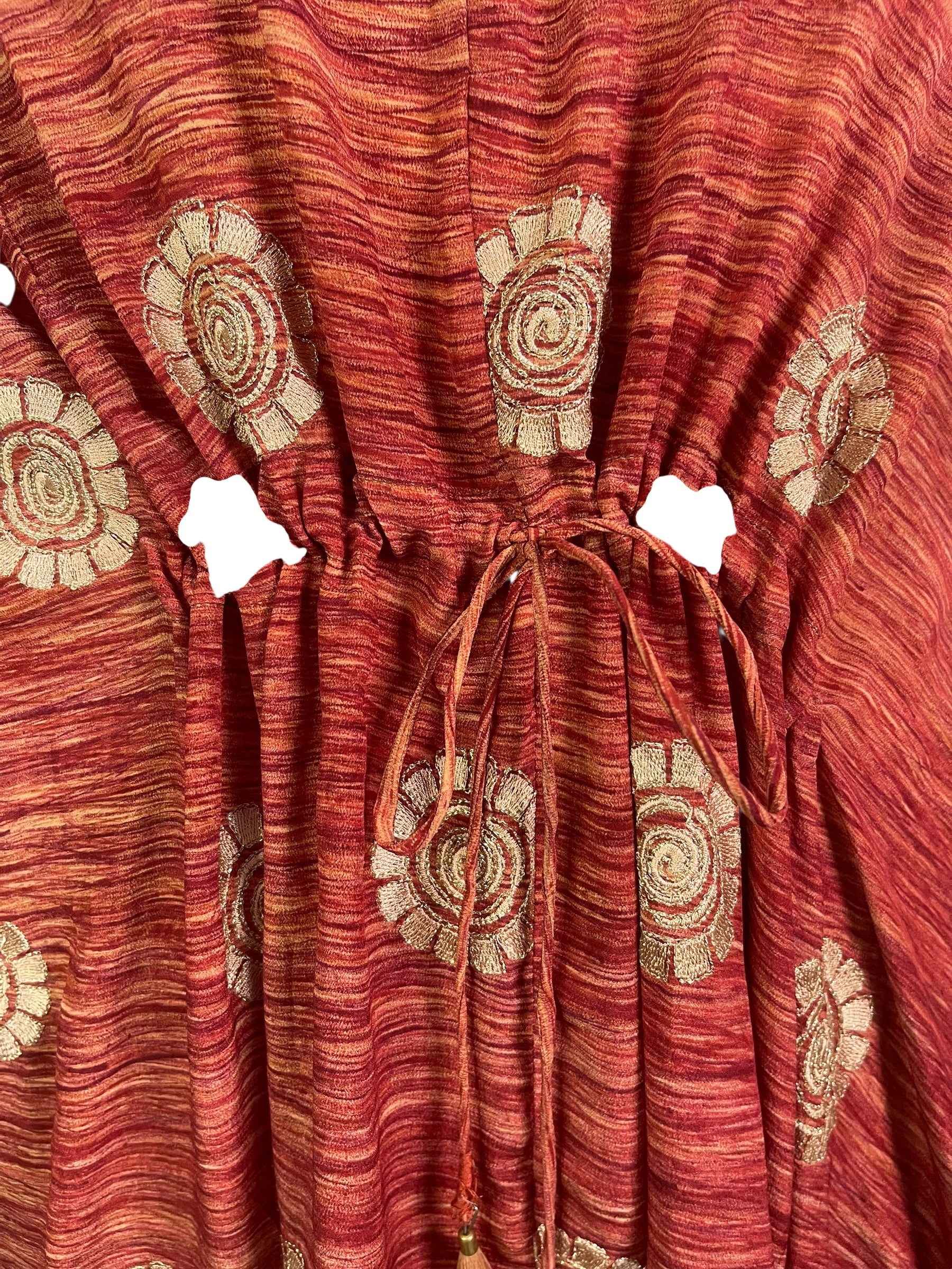 PRC8890 Avatar Pure Silk Maxi Kaftan