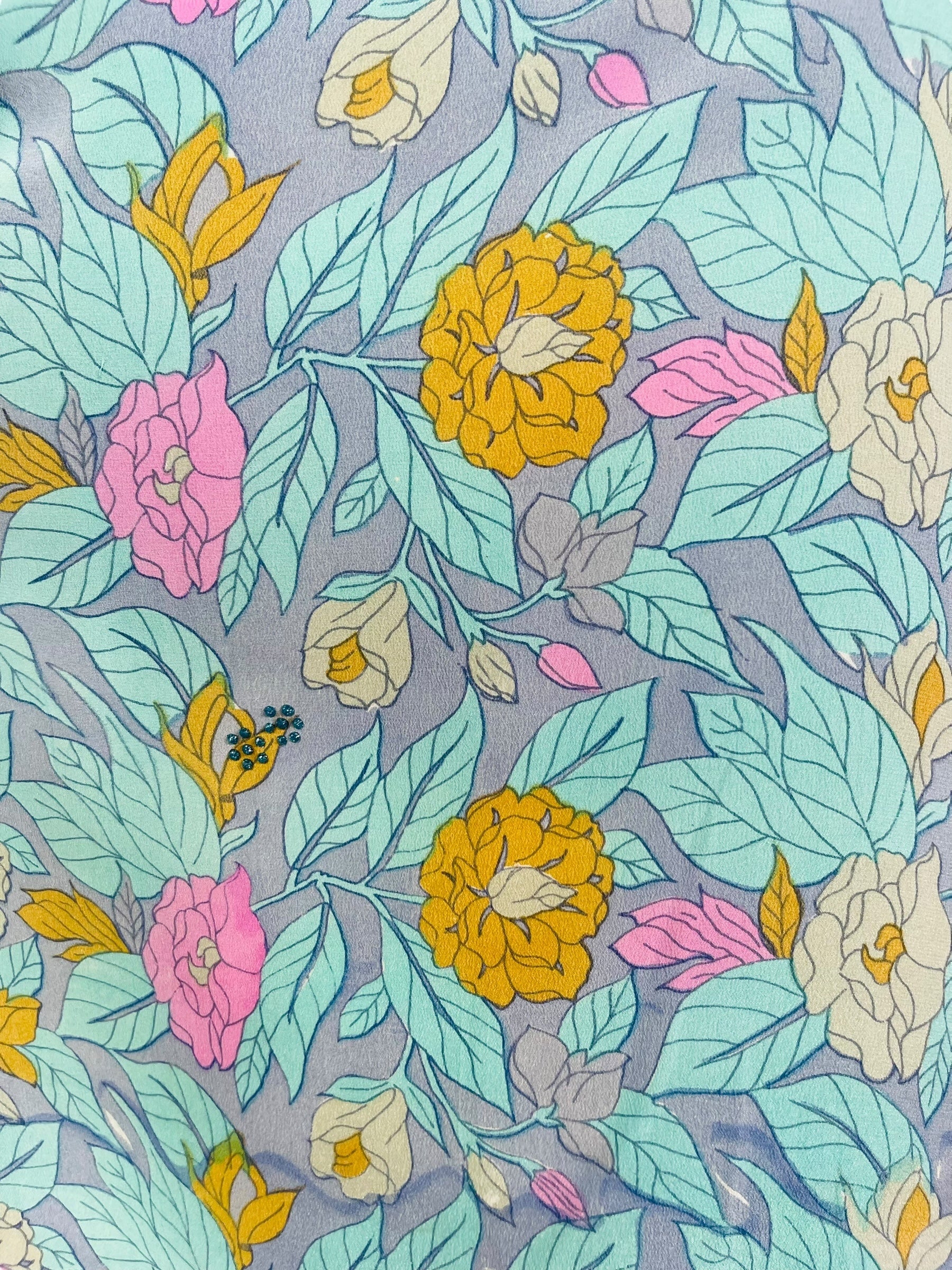 PRC6708 Avatar Pure Silk Side Slit Top