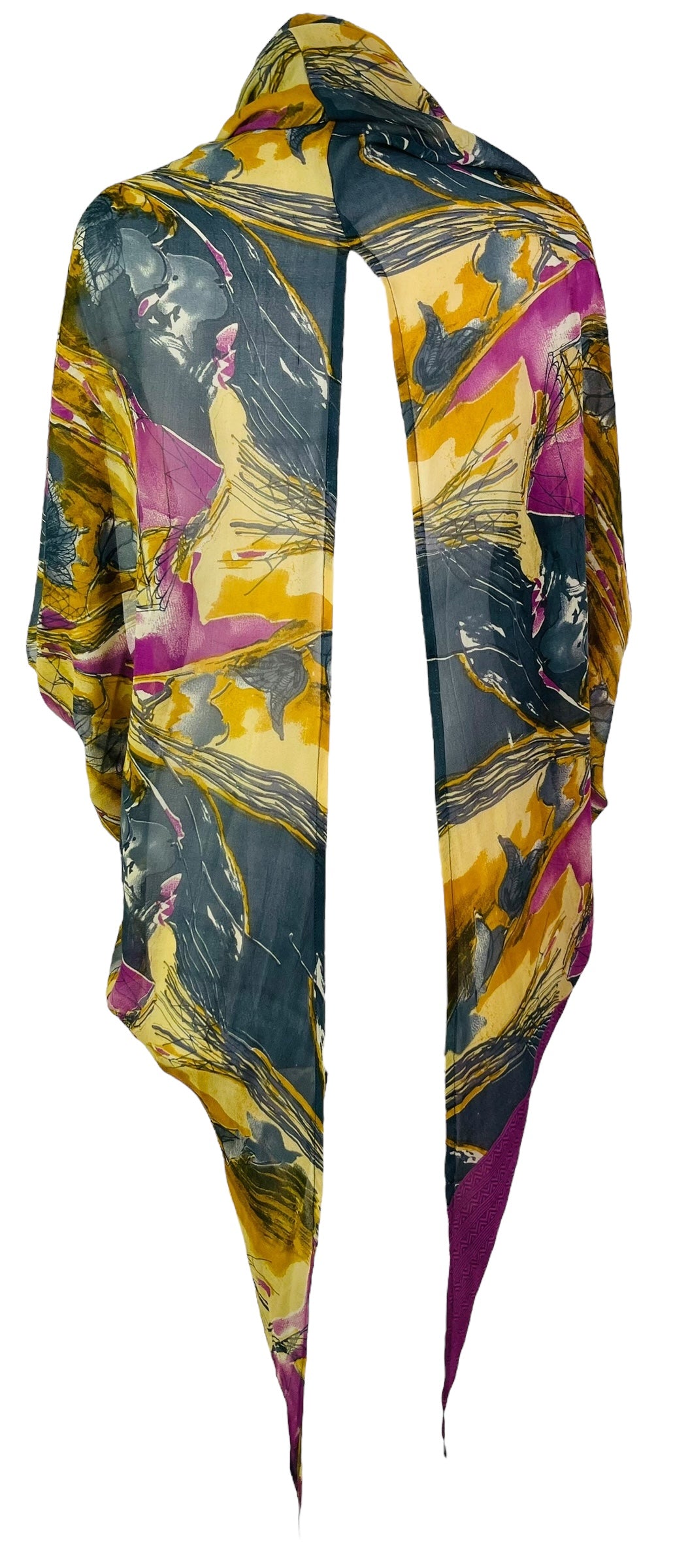 PRG7591 Sheer Avatar Pure Silk Cardigan
