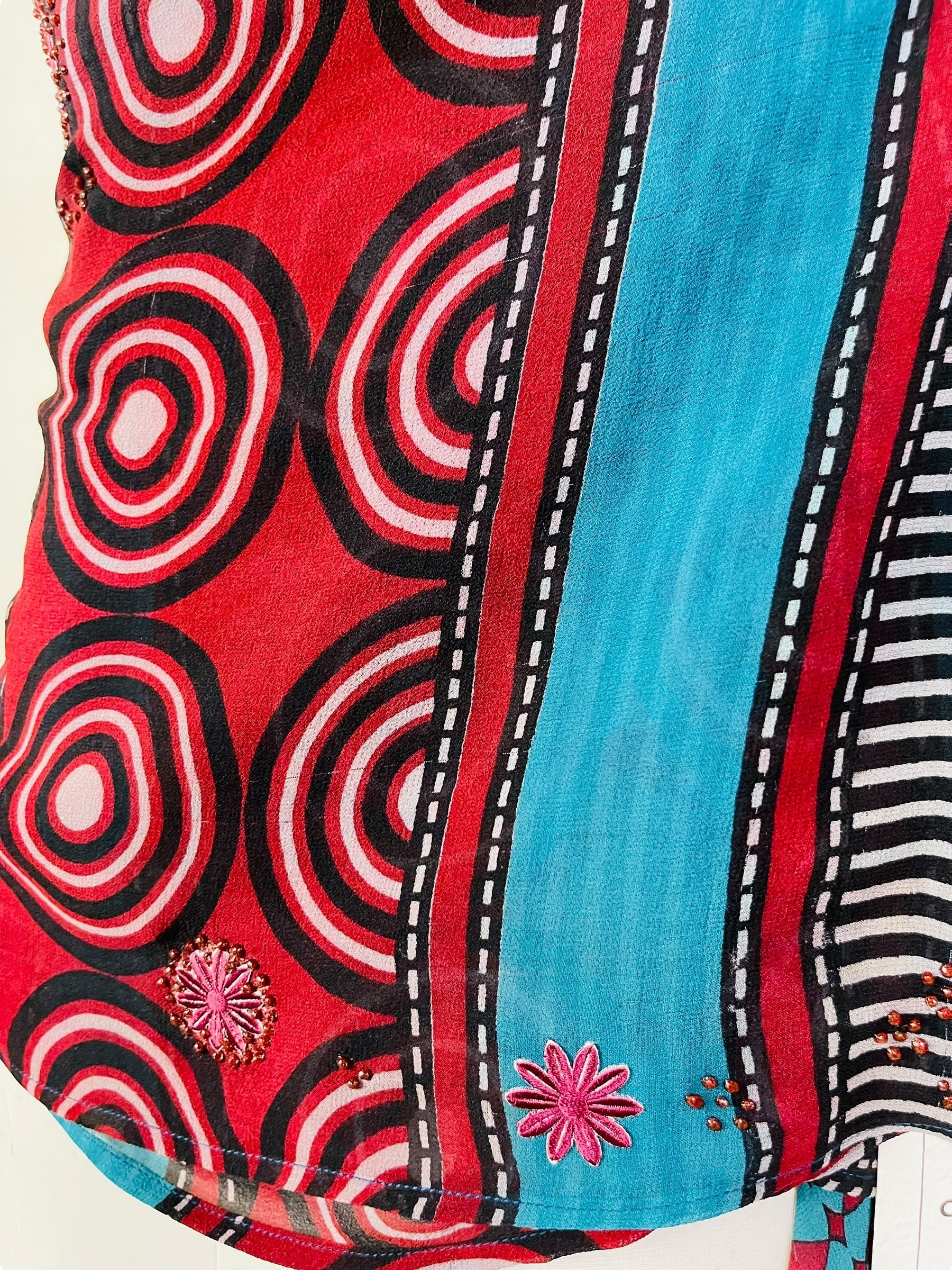 PRG7494 Sheer Wabi Sabi Pure Silk Capelet Poncho