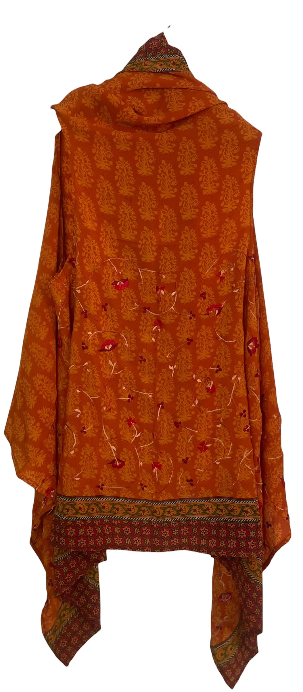 PREVIEW PRC8650 Avatar Pure Silk Versatile Vest by MARCH2026 – Handmade ethical Vest from sariKNOTsari using upcycled silk. Designed in Canada for travel and slow fashion, loved from Toronto to LA to Sydney. Featuring Zsiska, Bryn Walker and Artisan Leather coats by Rejean Pepin, Pepin designs