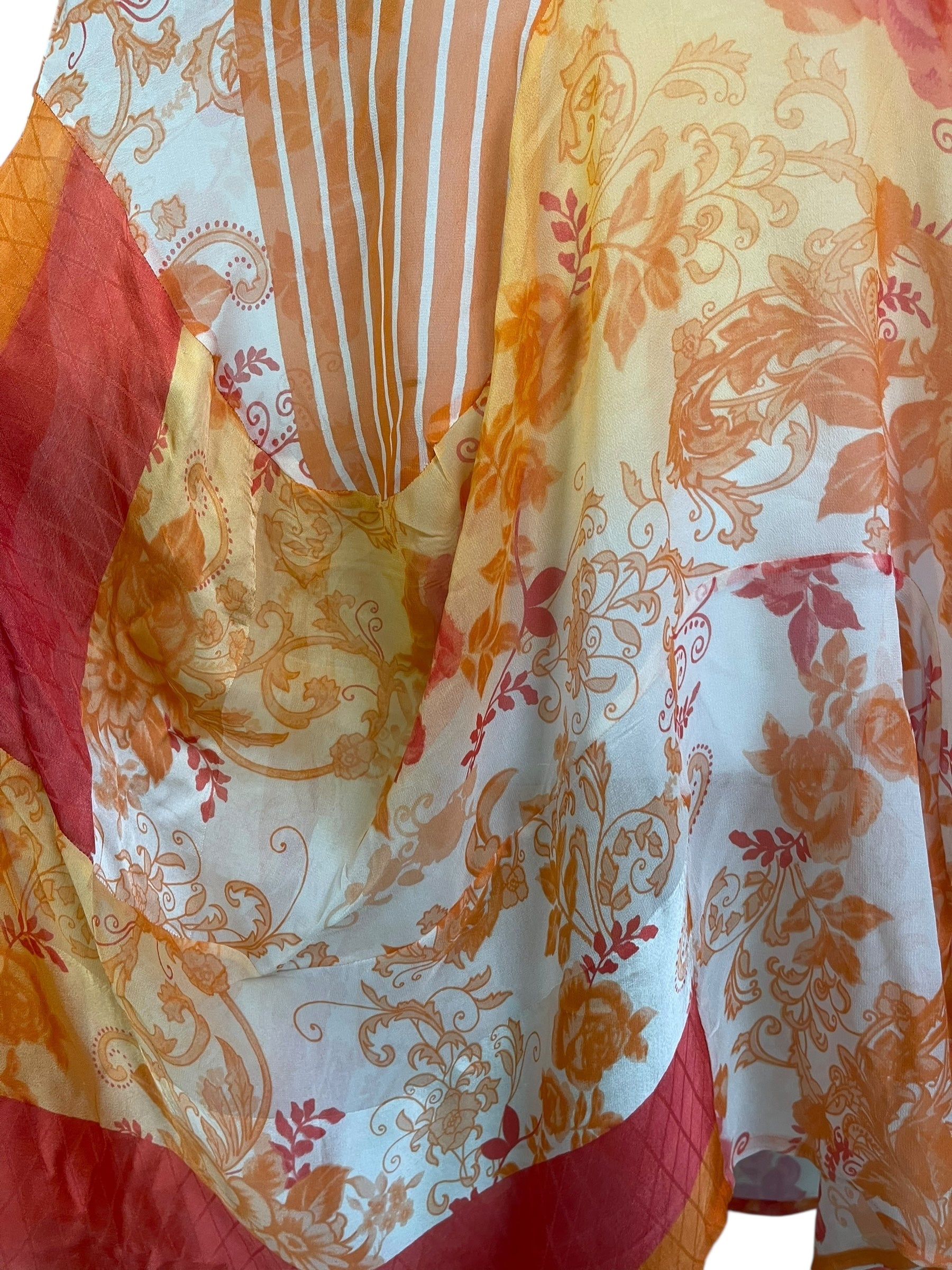 PRG8918 Sheer Avatar Pure Silk Sculptural Long Tunic Dress by 15 FEBRUARY 2026 – Handmade ethical Sculptural Dress from sariKNOTsari using upcycled silk. Designed in Canada for travel and slow fashion, loved from Toronto to LA to Sydney.