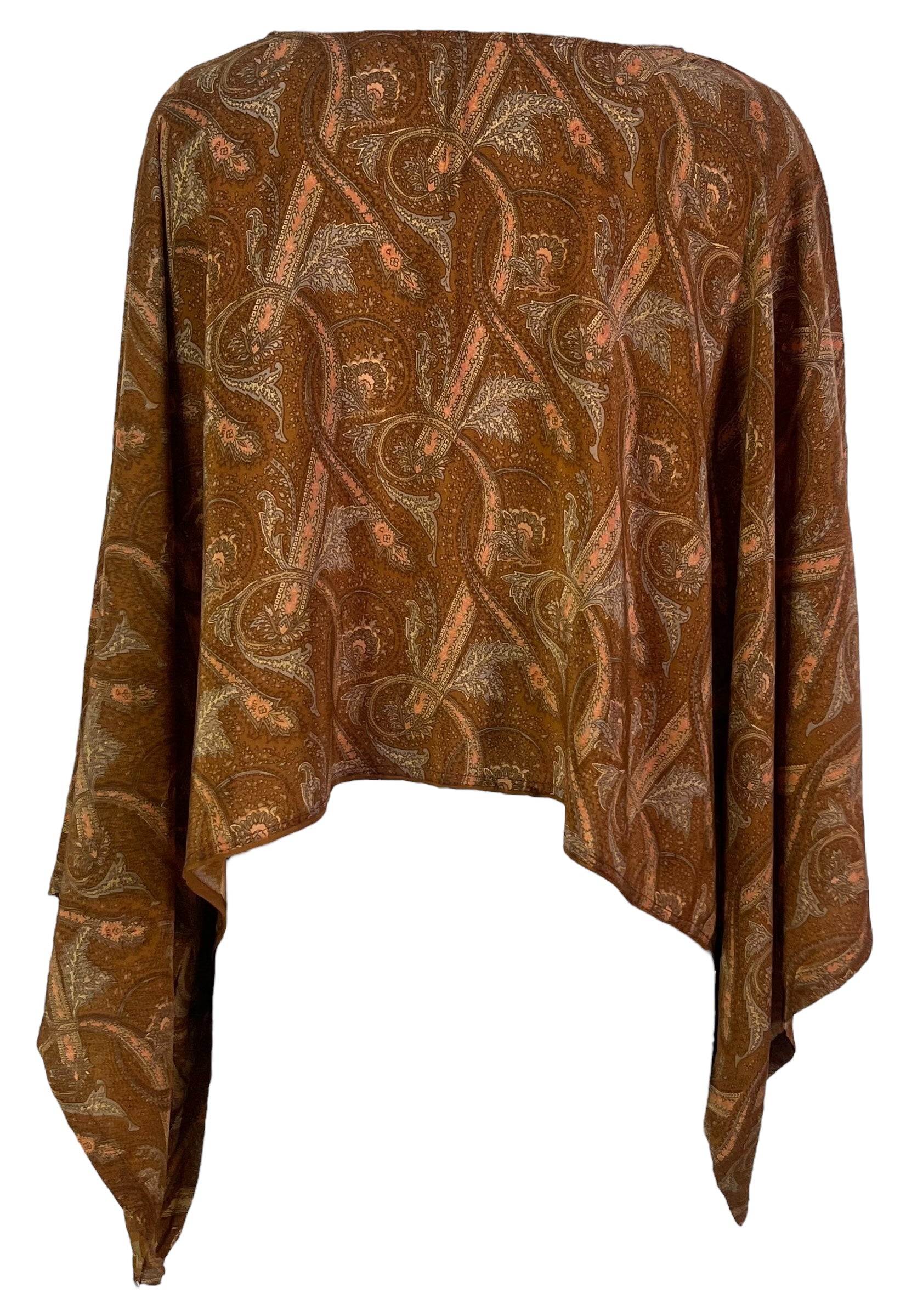 PRC6720 Avatar Pure Silk Kimono-Sleeved TopREVOLUTIONHER