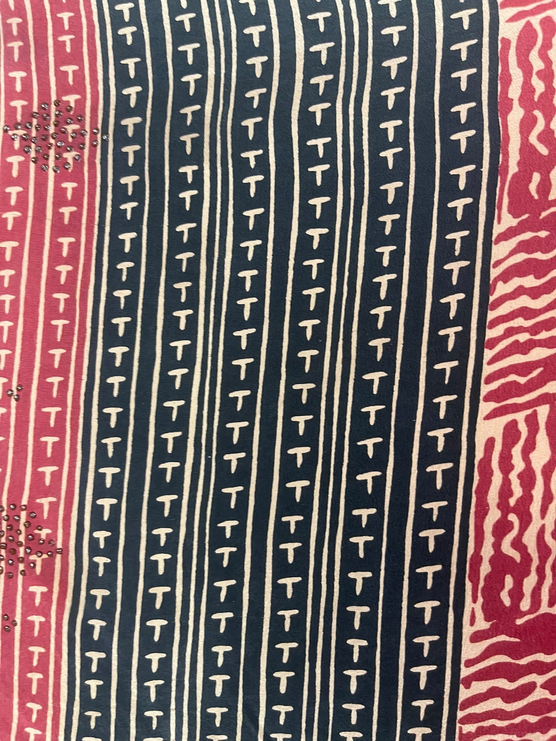 PRC7721 Avatar Long Pure Silk Kimono Sleeved Duster with Belt