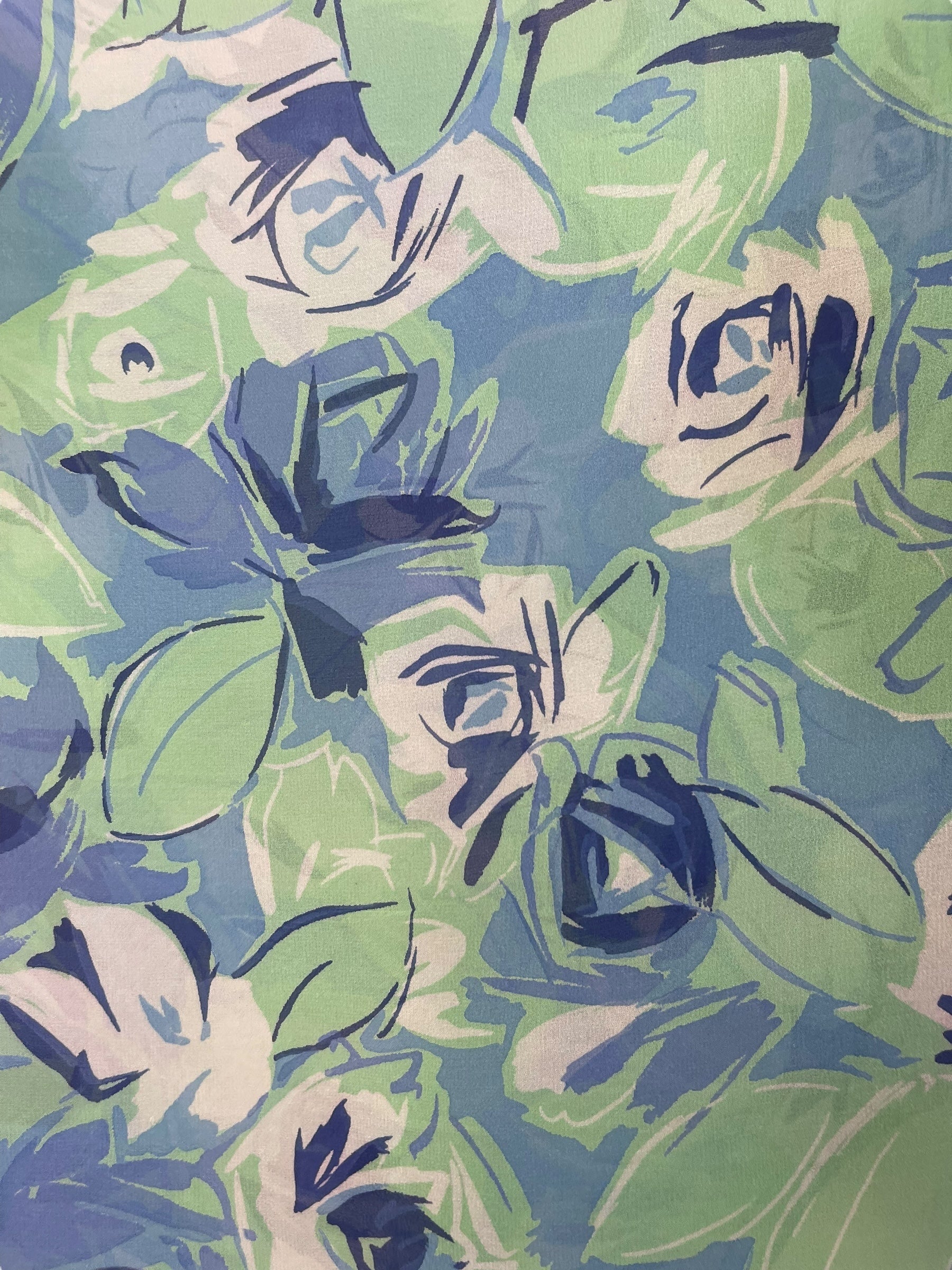 PRG7574 Sheer Avatar Pure Silk Kimono-Sleeved Top