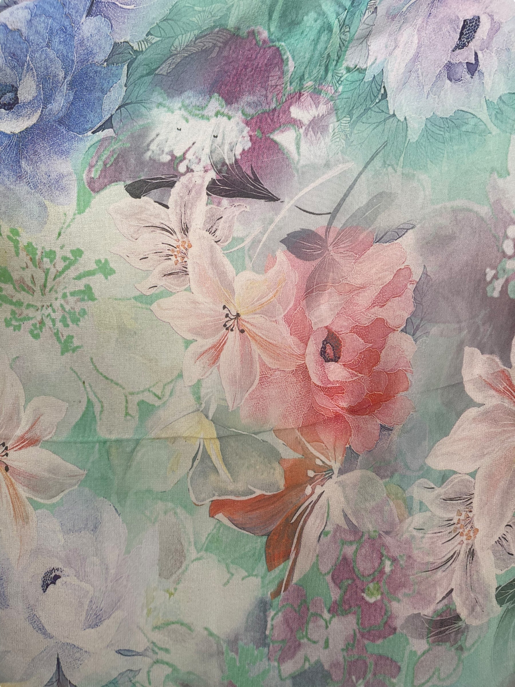 PRG7531B Sheer Wabi Sabi Pure Silk Shrug