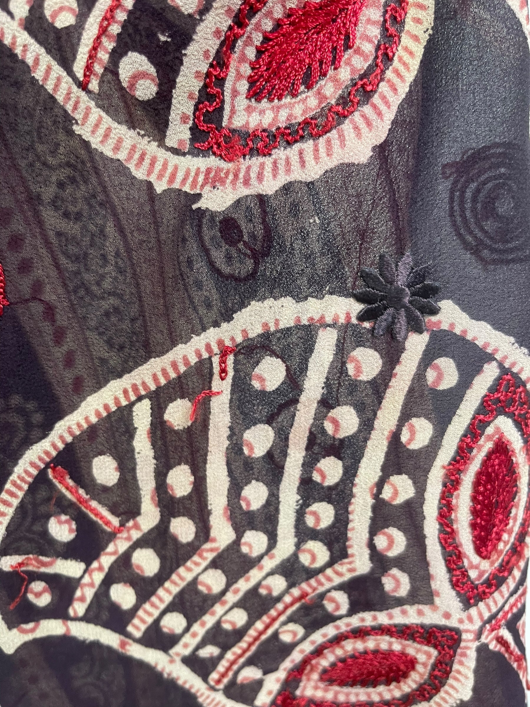 PRG7439 Sheer Wabi Sabi Pure Silk Boxy Babydoll Dress