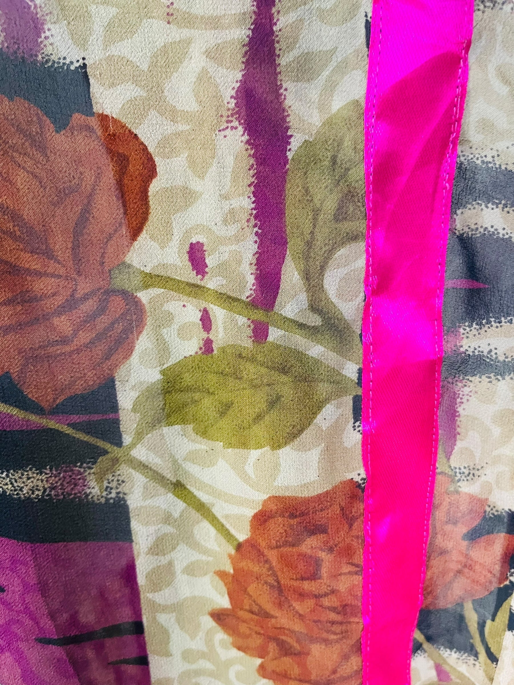 PRG7608 Sheer Wabi Sabi Pure Silk Maxi Kaftan