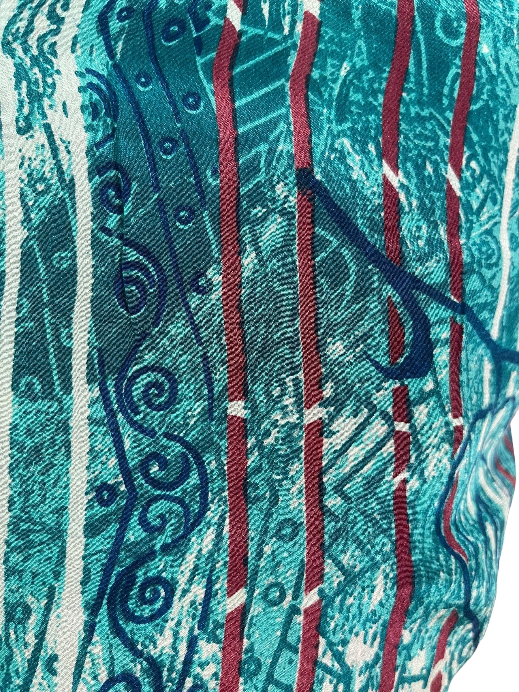 PRC7556 Avatar Pure Silk Side Slit Top