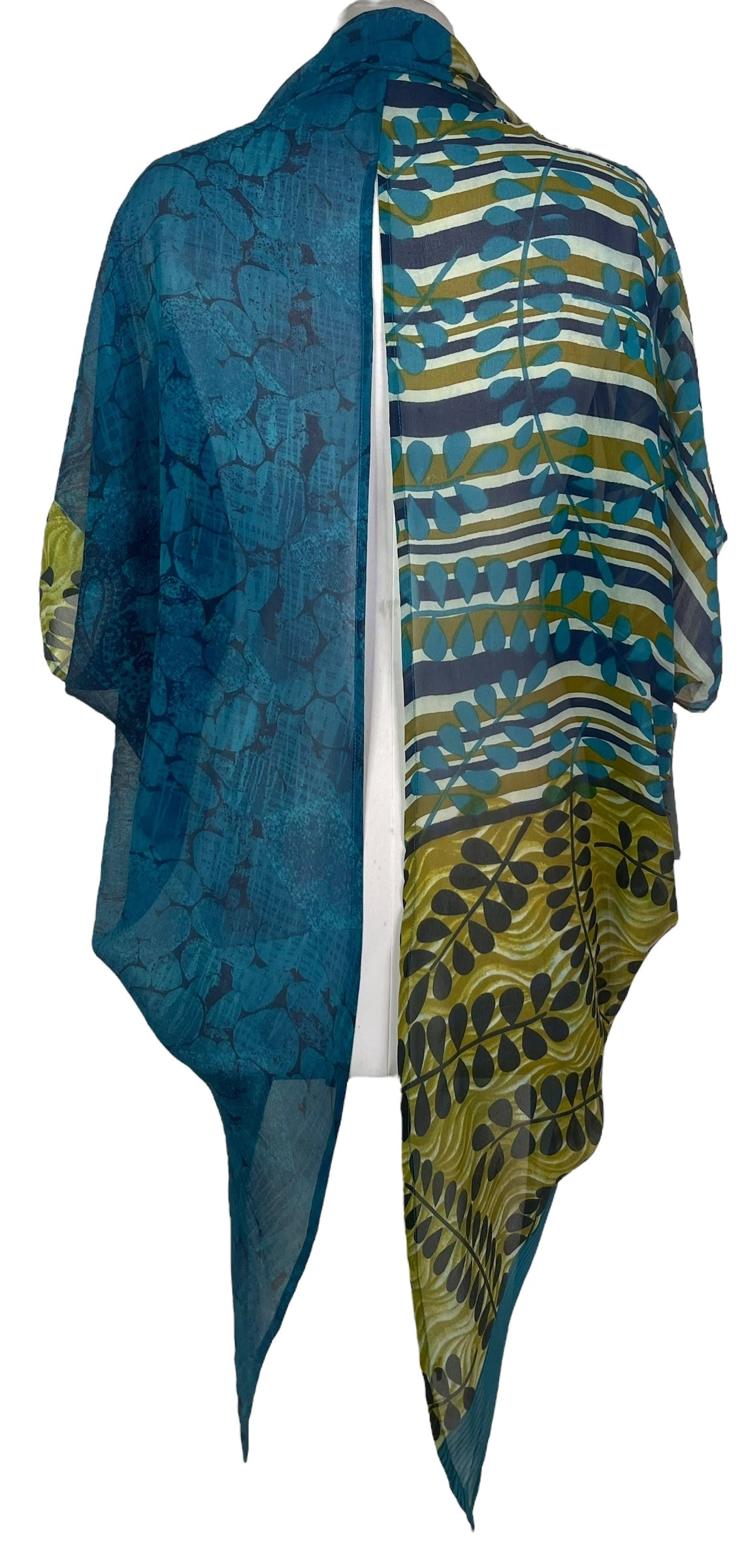 PRG8124 Sheer Wabi Sabi Pure Silk Cardigan