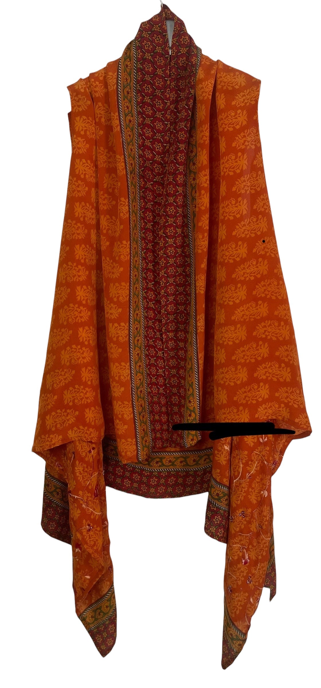 PREVIEW PRC8650 Avatar Pure Silk Versatile Vest by MARCH2026 – Handmade ethical Vest from sariKNOTsari using upcycled silk. Designed in Canada for travel and slow fashion, loved from Toronto to LA to Sydney. Featuring Zsiska, Bryn Walker and Artisan Leather coats by Rejean Pepin, Pepin designs