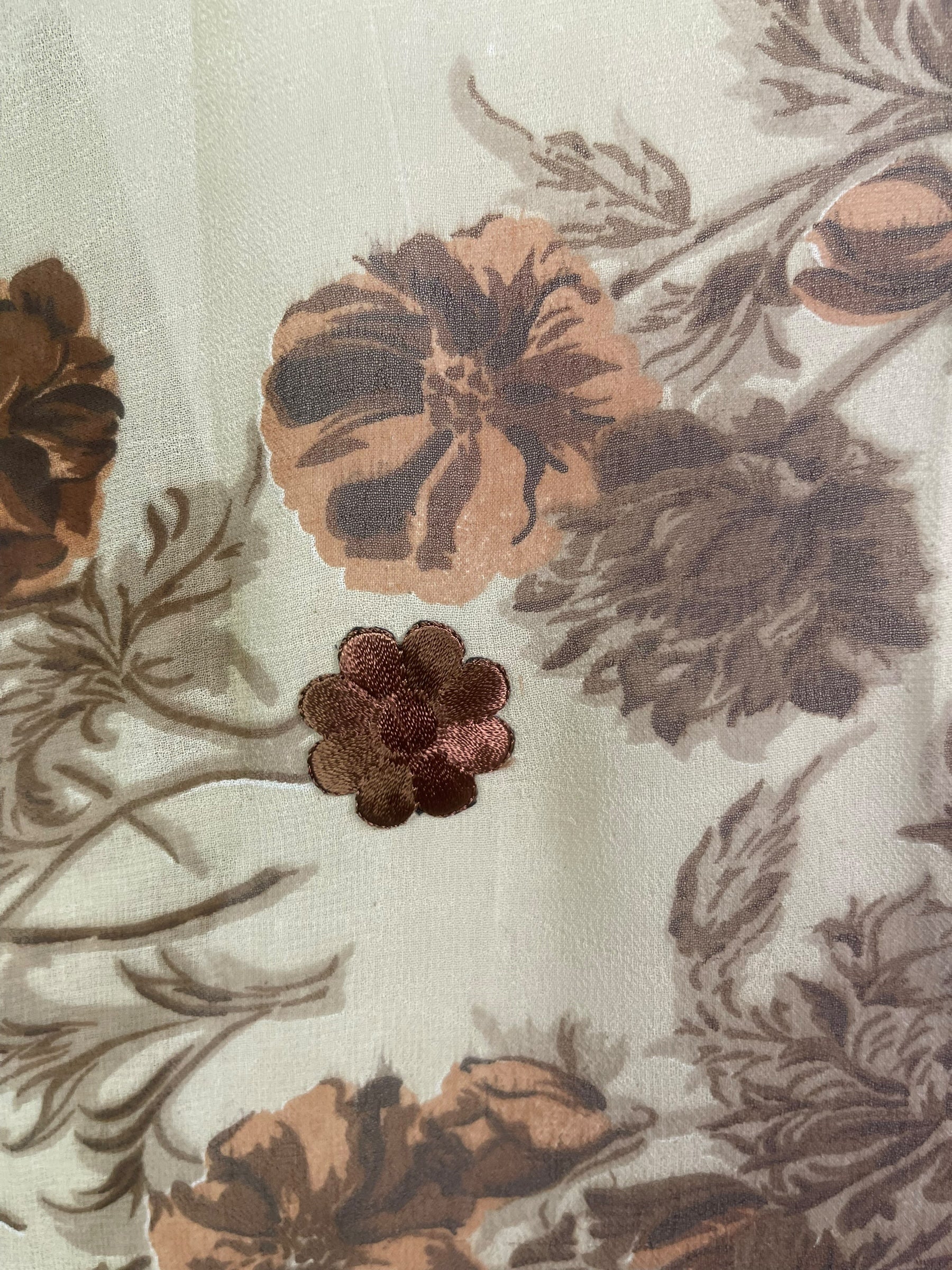 PREVIEW PRG8776 Sheer Avatar Pure Silk Long Tunic with Side Ties by MARCH2026 – Handmade ethical Side Tie Tunic from sariKNOTsari using upcycled silk. Designed in Canada for travel and slow fashion, loved from Toronto to LA to Sydney.