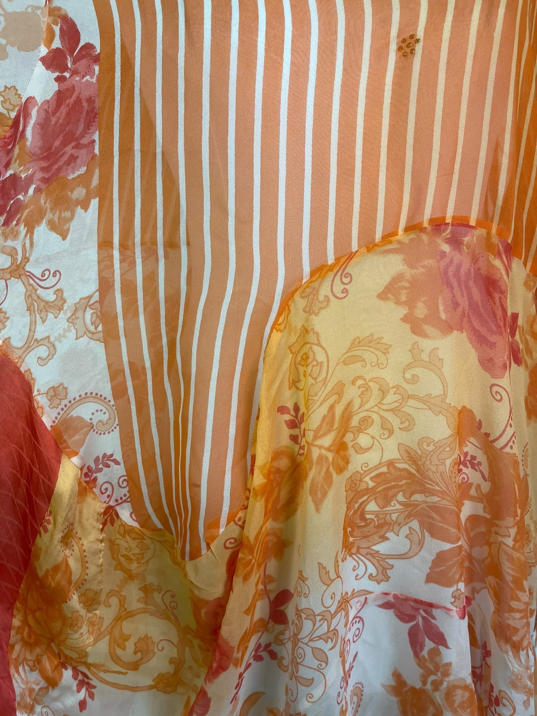 PRG8918 Sheer Avatar Pure Silk Sculptural Long Tunic Dress by 15 FEBRUARY 2026 – Handmade ethical Sculptural Dress from sariKNOTsari using upcycled silk. Designed in Canada for travel and slow fashion, loved from Toronto to LA to Sydney.