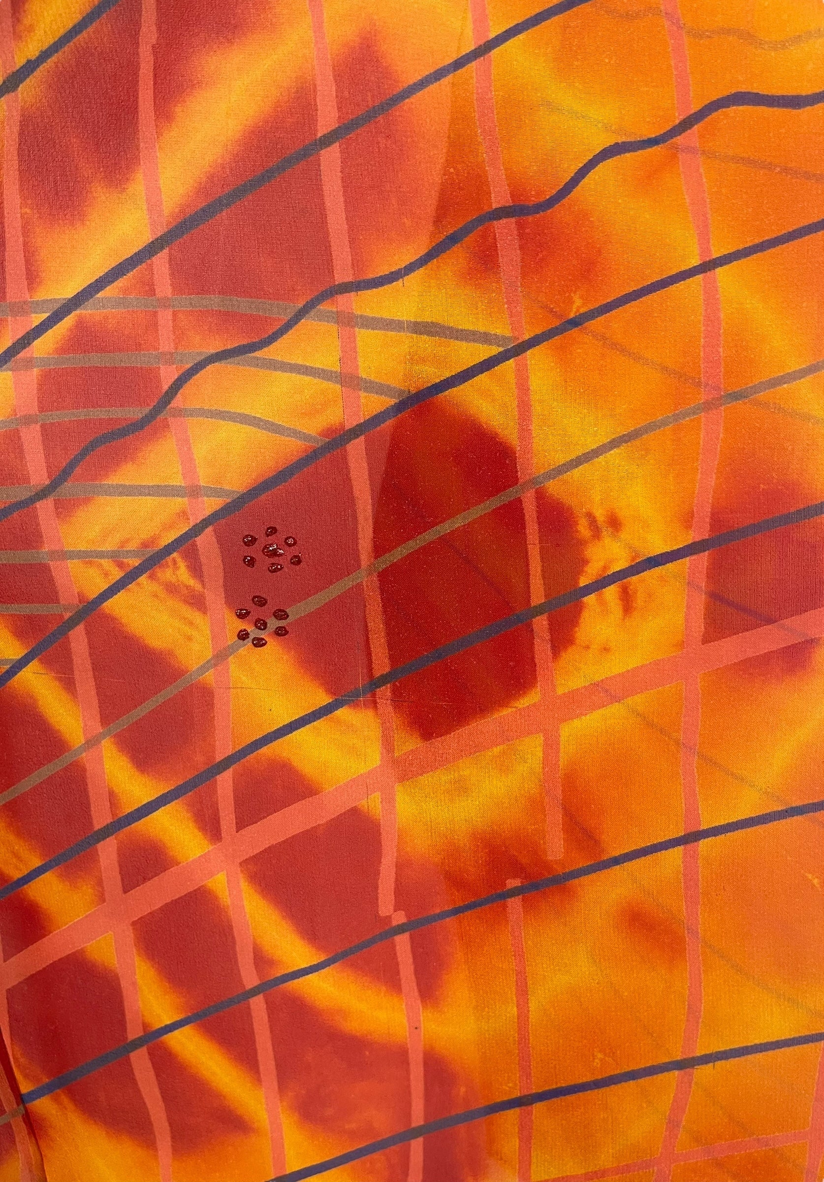 PRG7043 Sheer Wabi Sabi Pure Silk Waterfall Top