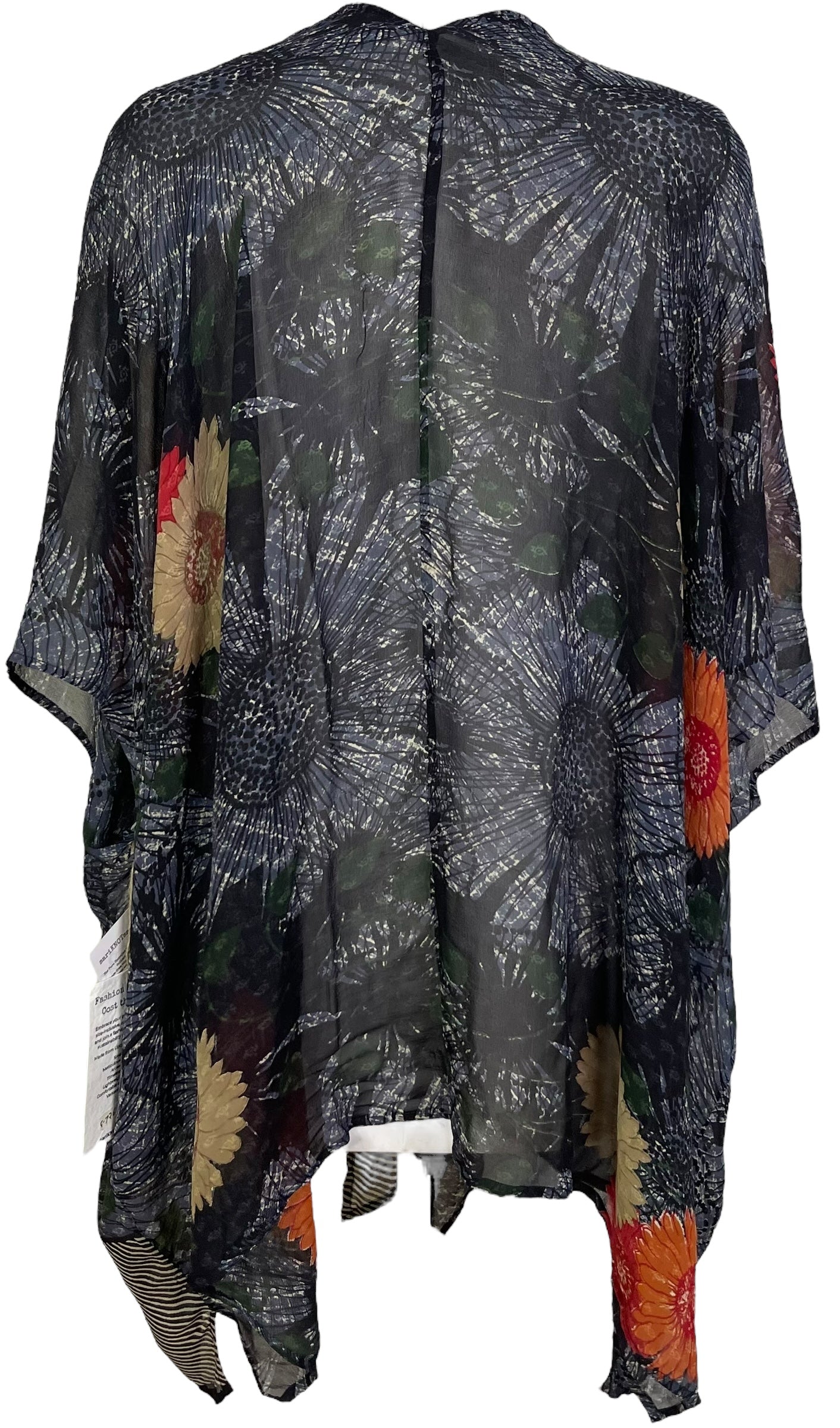 PRG7265 Sheer Wabi Sabi Pure Silk Cardigan