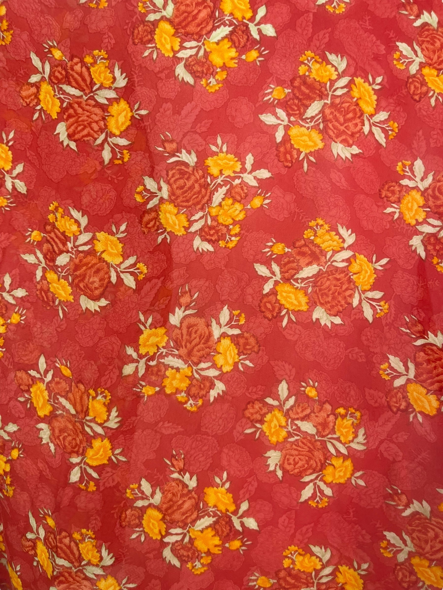 PRG8202 Sheer Avatar Pure Silk Long Tunic with Side Ties