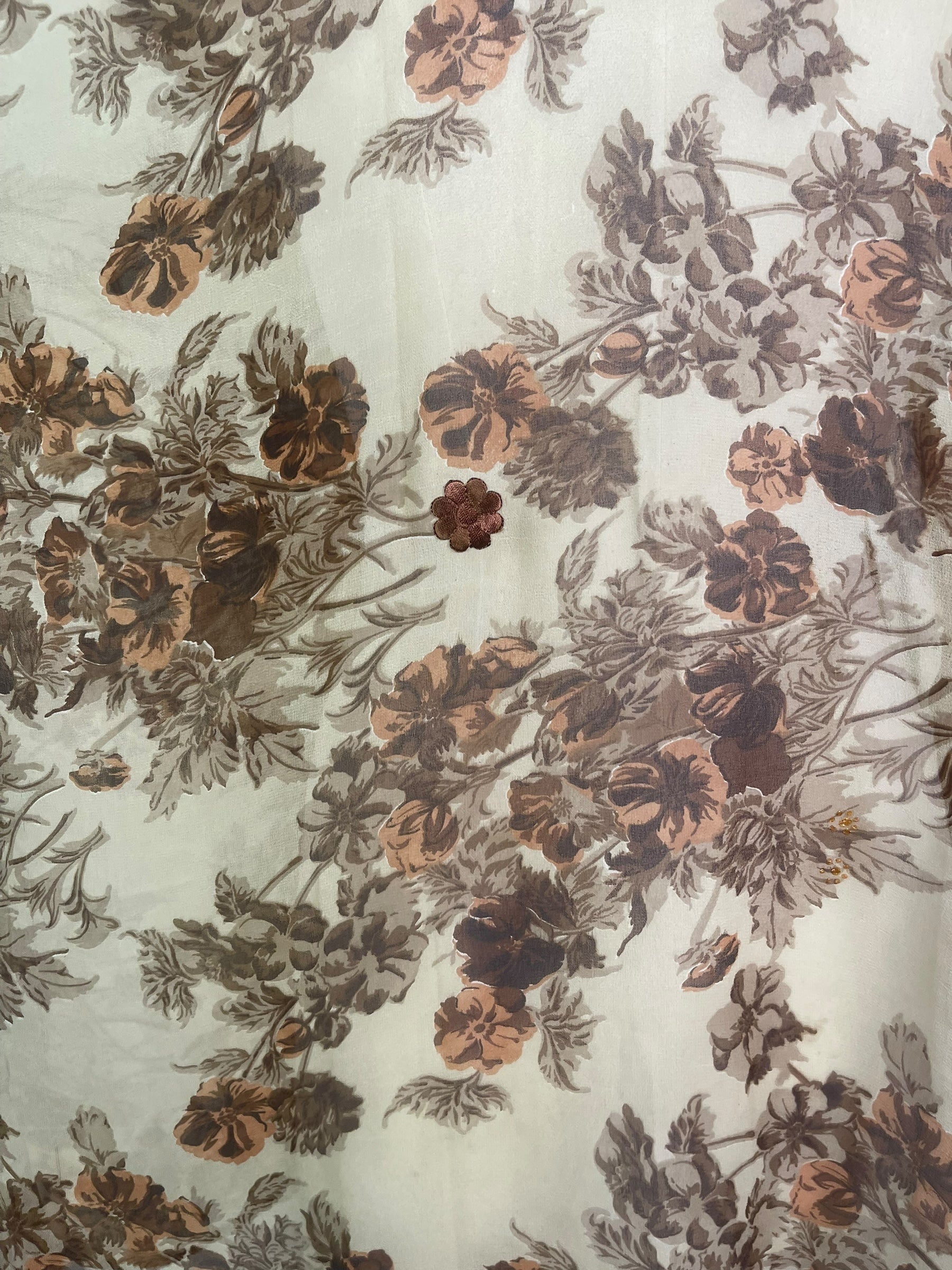 PREVIEW PRG8776 Sheer Avatar Pure Silk Long Tunic with Side Ties by MARCH2026 – Handmade ethical Side Tie Tunic from sariKNOTsari using upcycled silk. Designed in Canada for travel and slow fashion, loved from Toronto to LA to Sydney.