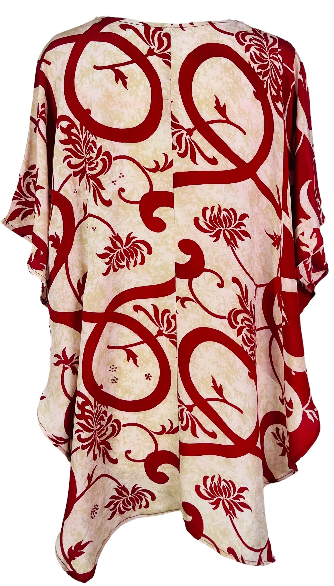 PRC7567 Avatar Pure Silk Waterfall Top