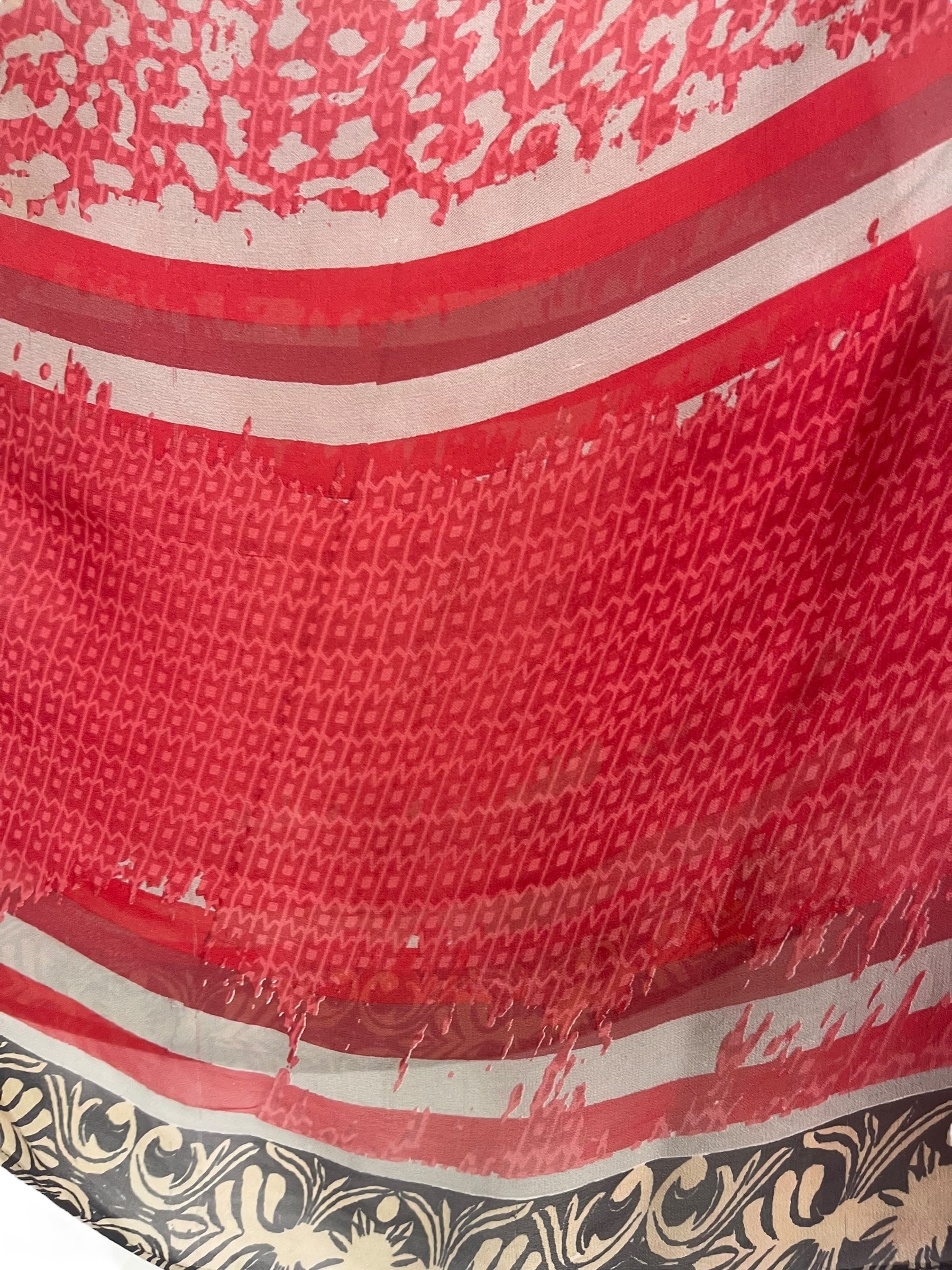 PRG7713 Sheer Pure Silk Wabi Sabi Capelet Poncho