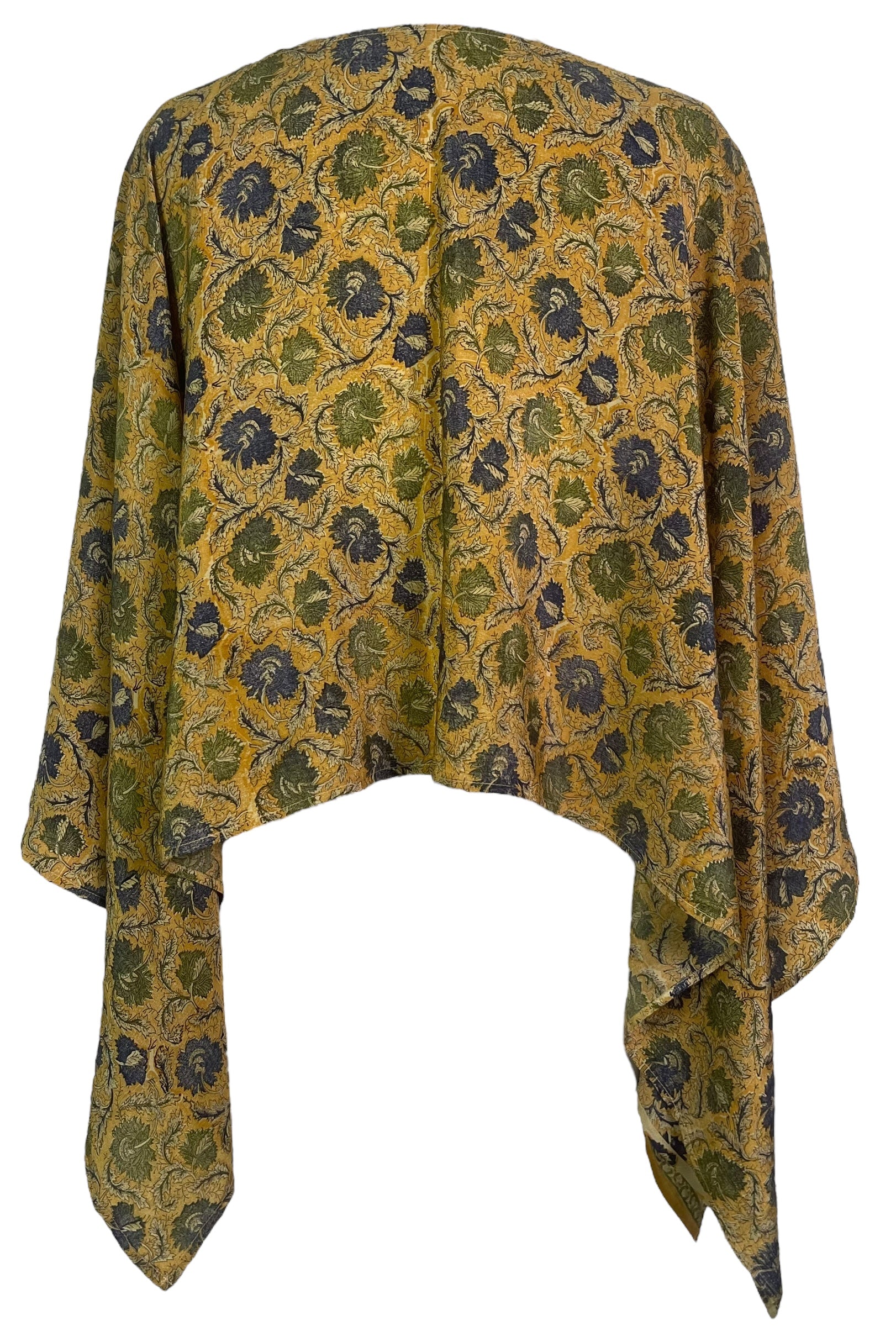 PRC7773 Avatar Pure Silk Capelet Poncho