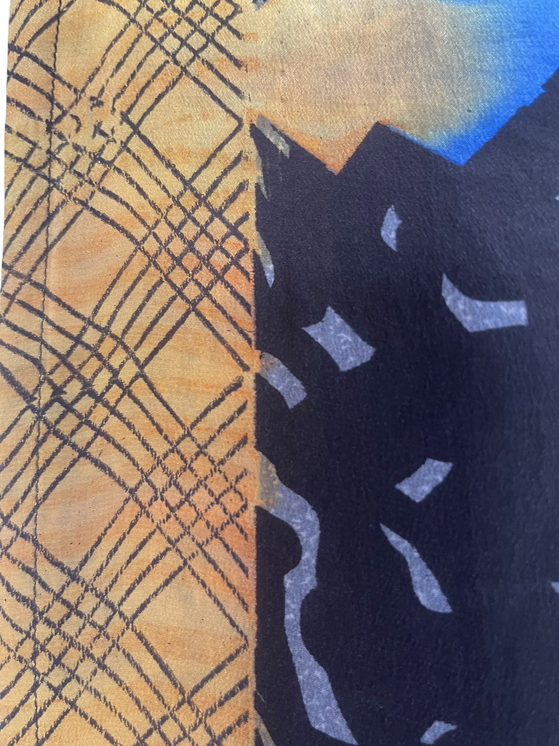 PRC8090 Avatar Pure Silk Long Tunic with Side Ties