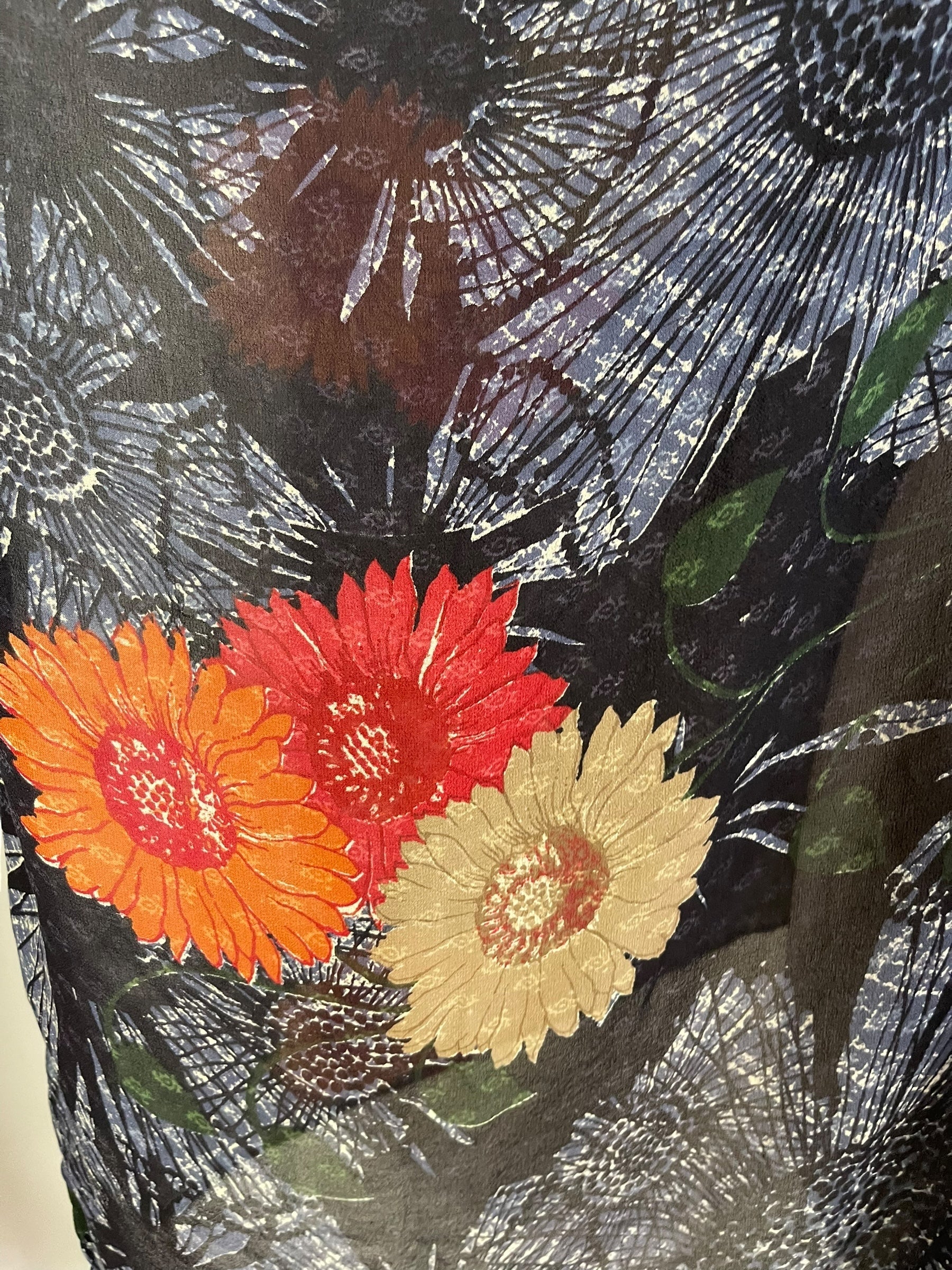 PRG7265 Sheer Wabi Sabi Pure Silk Cardigan