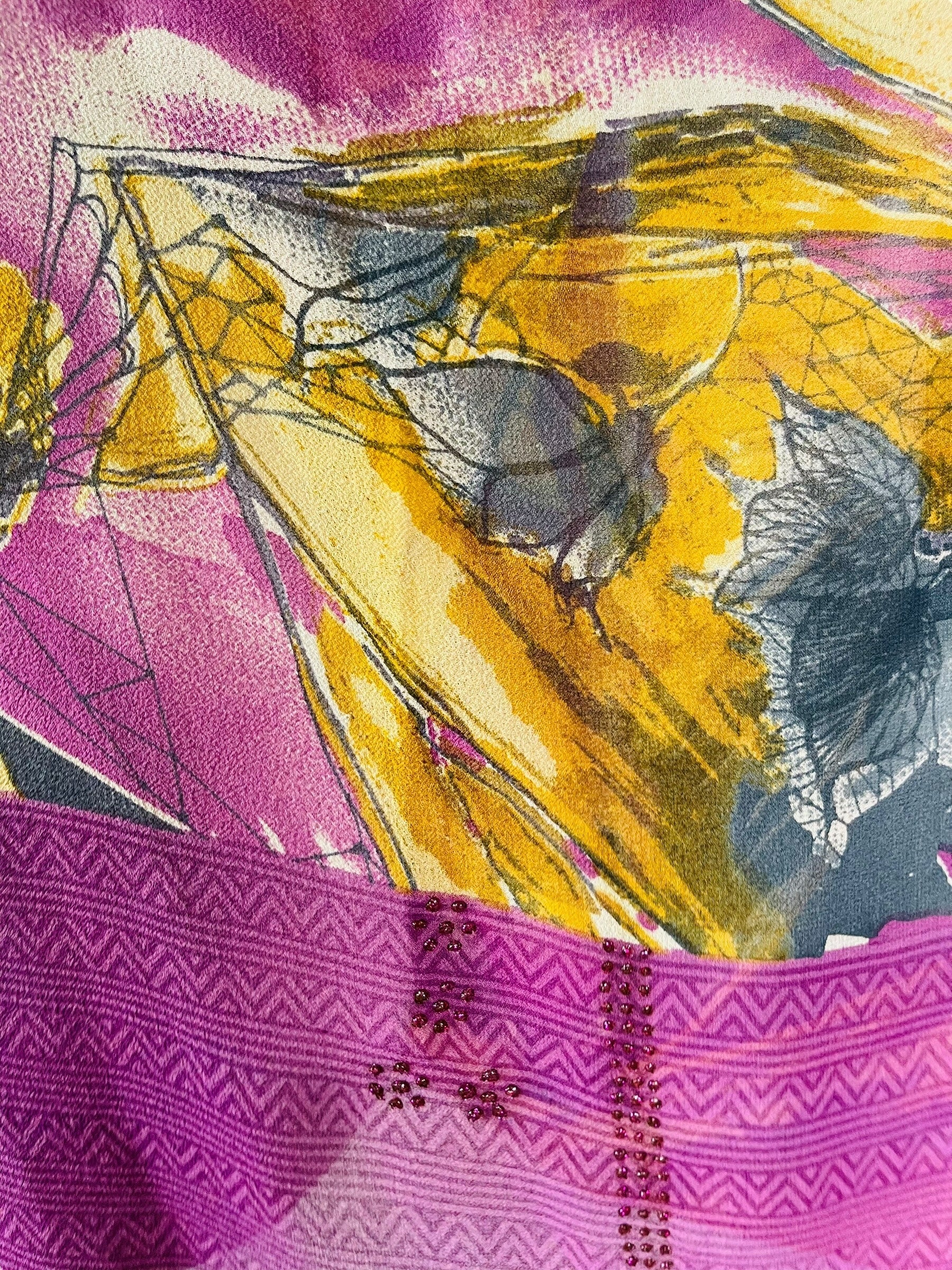 PRG7591 Sheer Avatar Pure Silk Cardigan