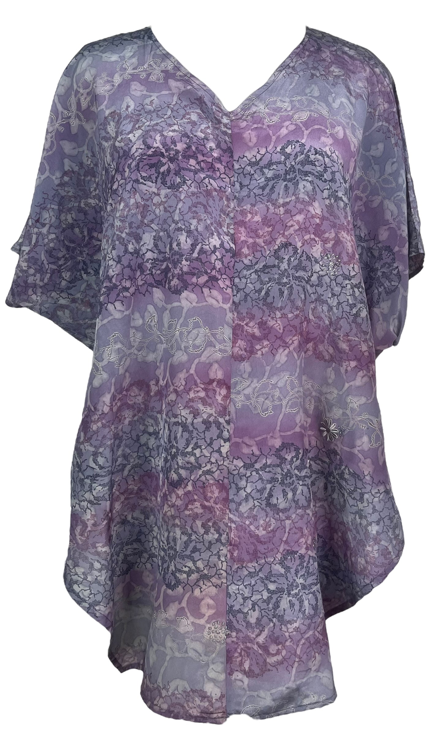 PREVIEW PRC8096 Avatar Pure Silk Waterfall Top by FEBRUARY2026 – Handmade ethical Waterfall Top from sariKNOTsari using upcycled silk. Designed in Canada for travel and slow fashion, loved from Toronto to LA to Sydney.