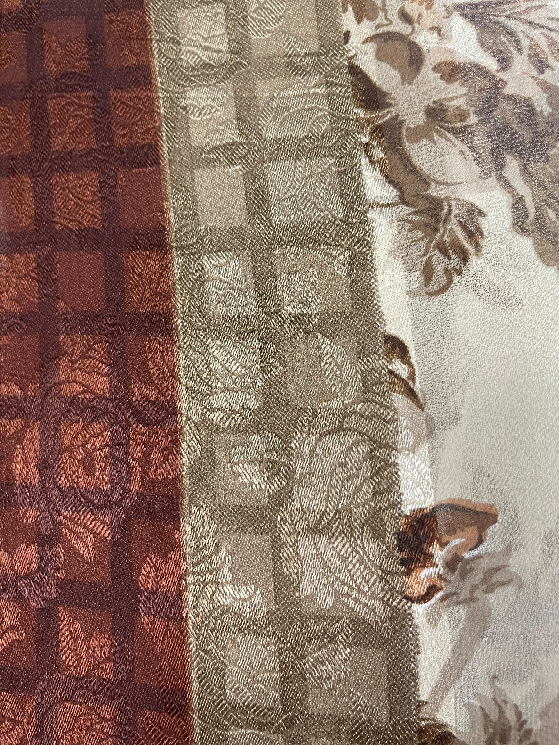 PREVIEW PRG8776 Sheer Avatar Pure Silk Long Tunic with Side Ties by MARCH2026 – Handmade ethical Side Tie Tunic from sariKNOTsari using upcycled silk. Designed in Canada for travel and slow fashion, loved from Toronto to LA to Sydney.