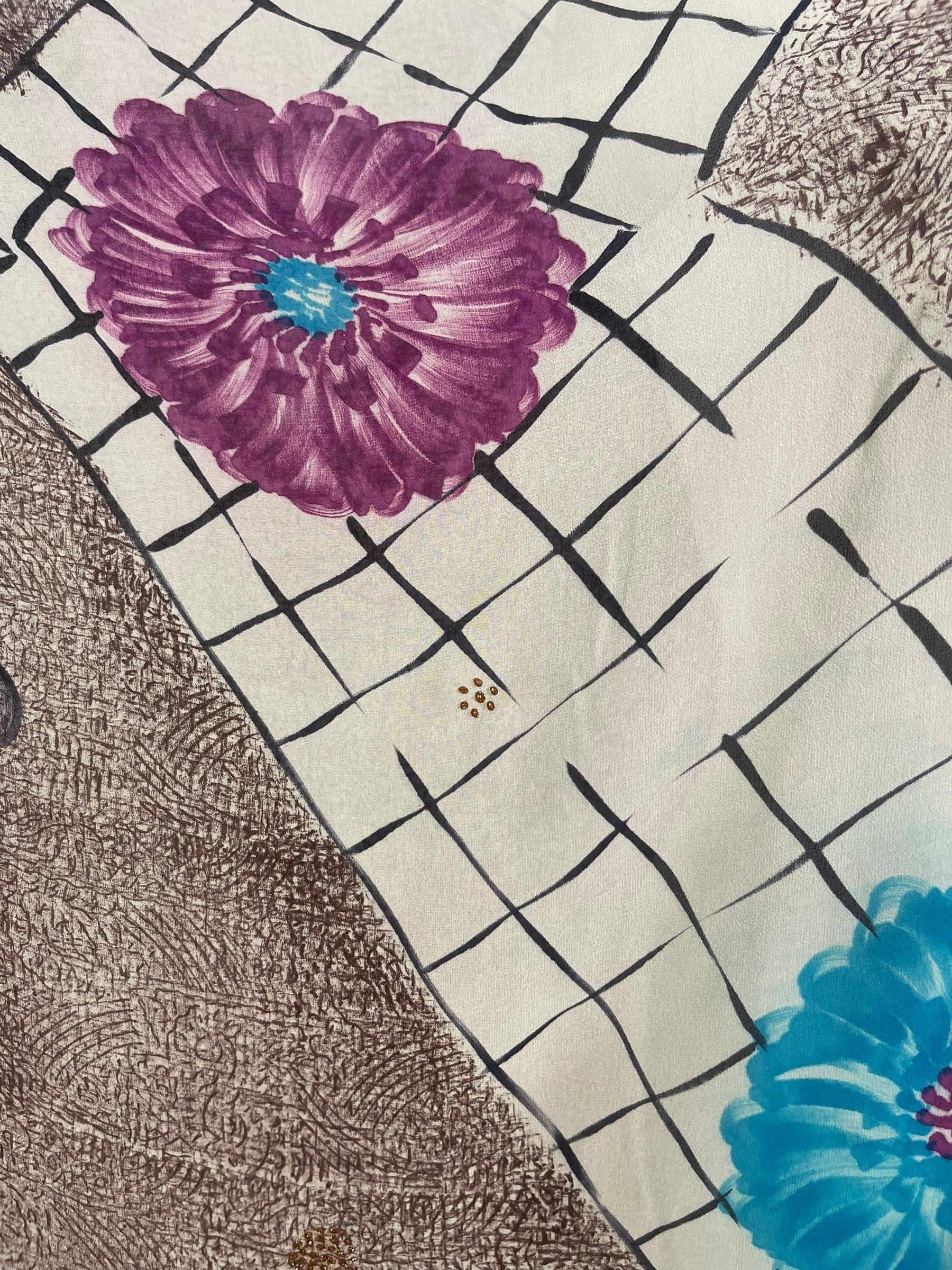 PRG6854 Sheer Wabi Sabi Pure Silk Cardigan