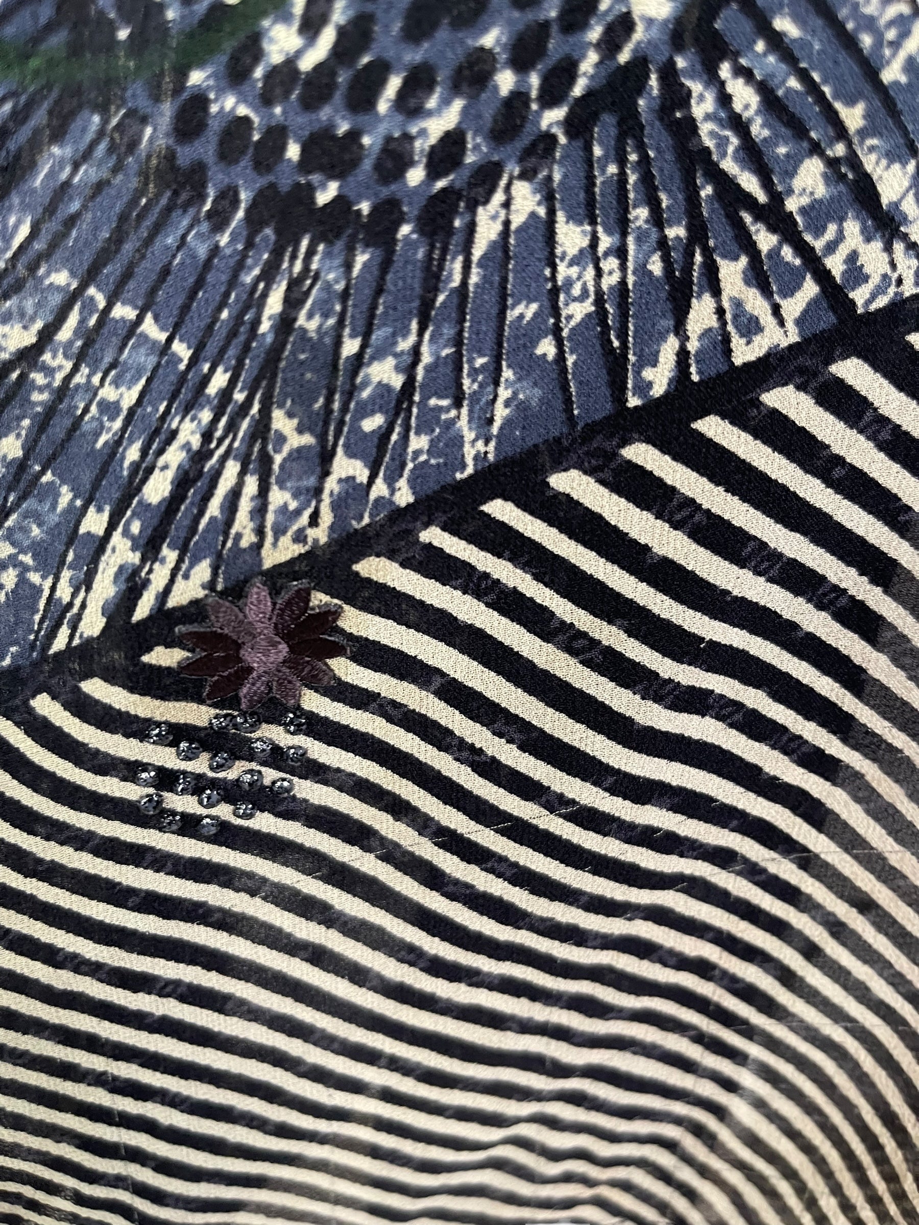 PRG7265 Sheer Wabi Sabi Pure Silk Cardigan