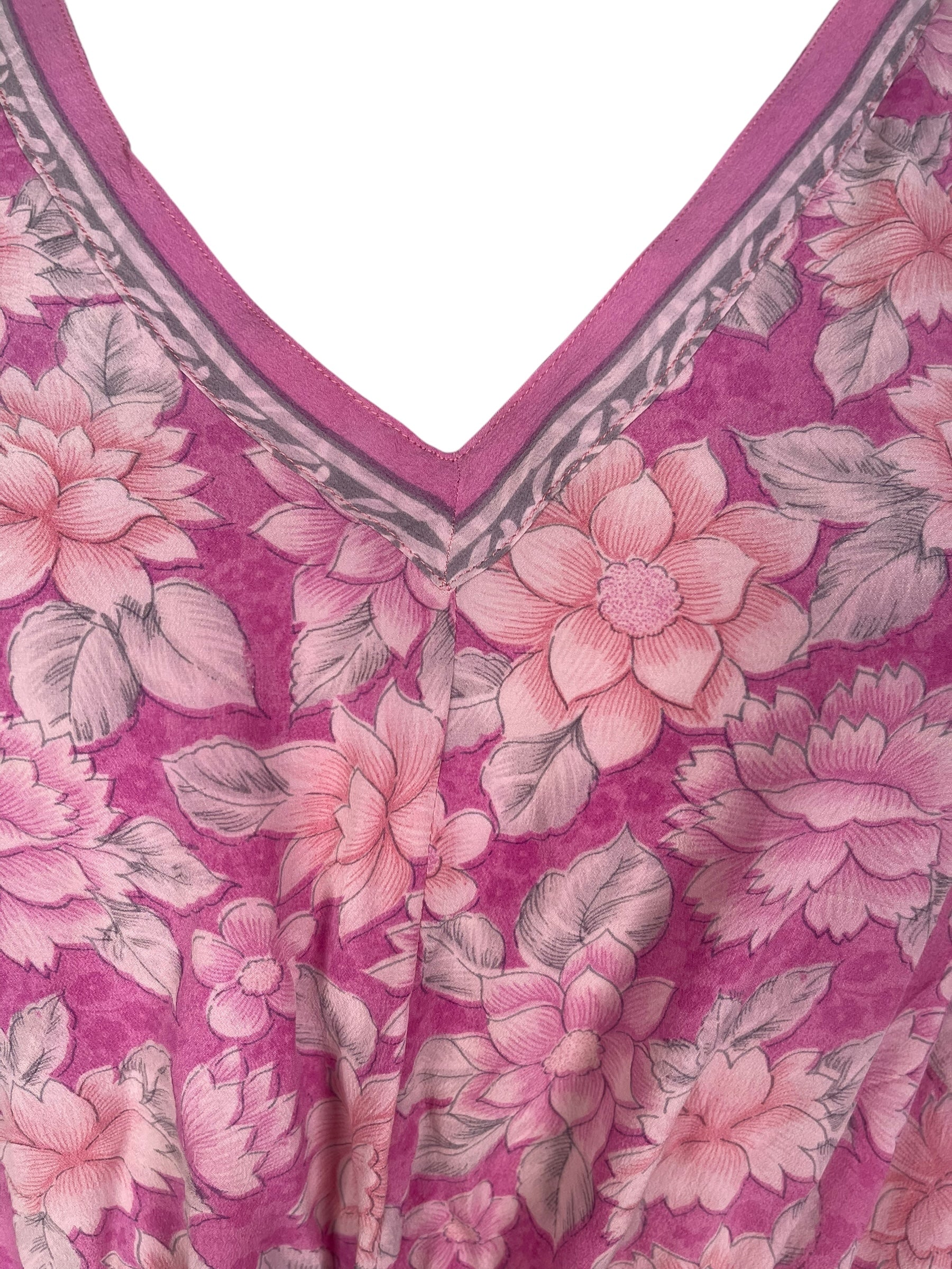 PRC7603 Wabi Sabi Pure Silk Maxi Kaftan