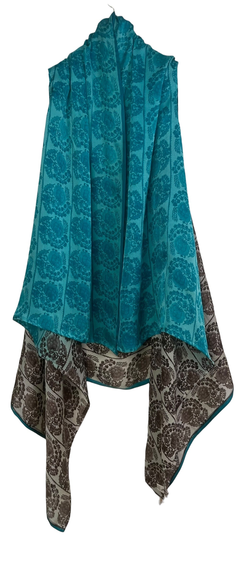 PRS8156 Very Sheer Wabi Sabi Pure Silk Satin Versatile Vest