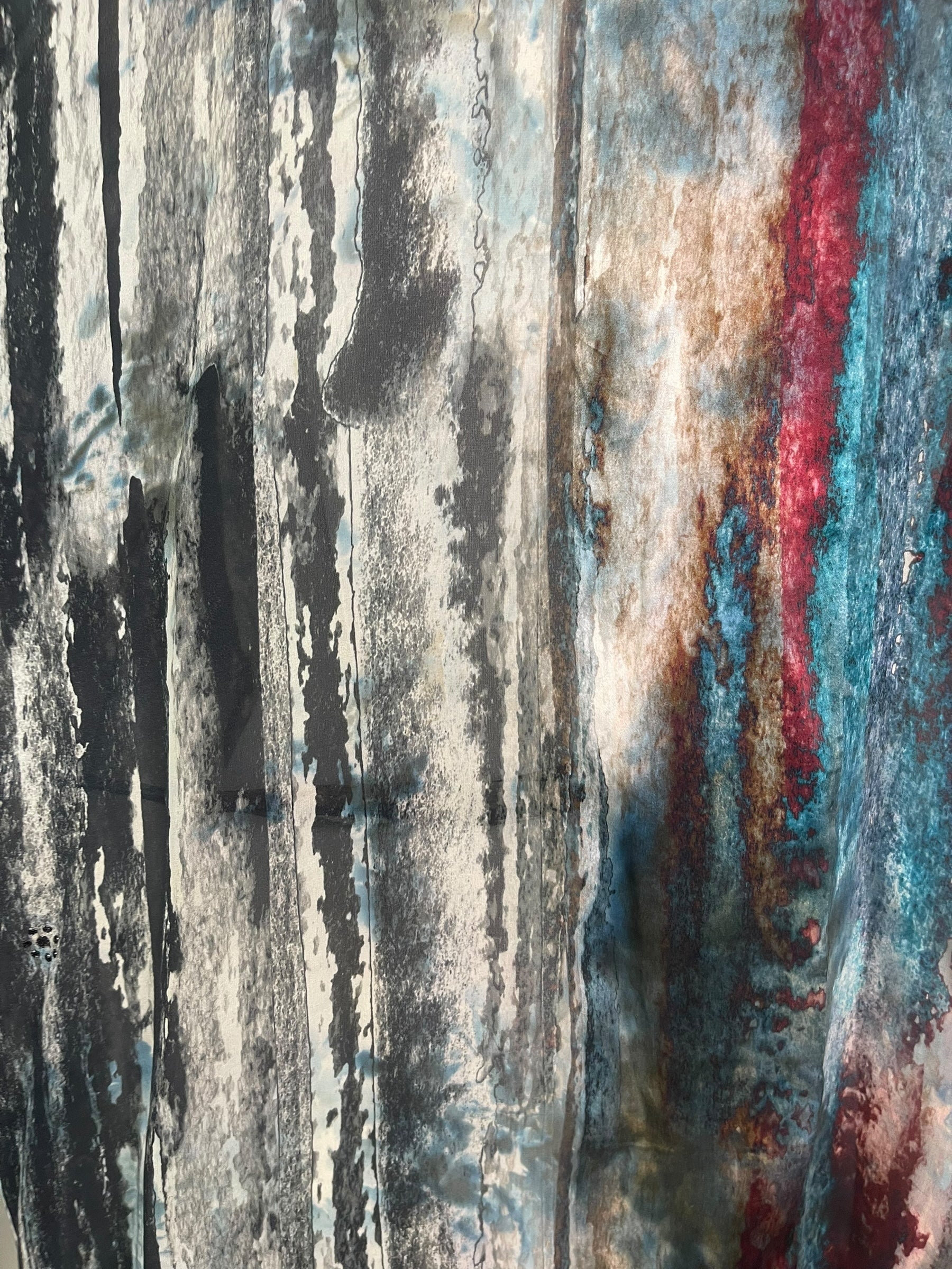 PRG8618 Sheer Avatar Pure Silk Kimono-Sleeved Jacket with Belt