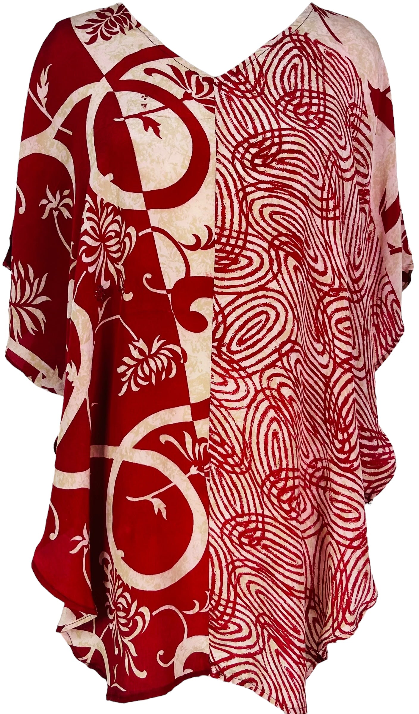 PRC7567 Avatar Pure Silk Waterfall Top