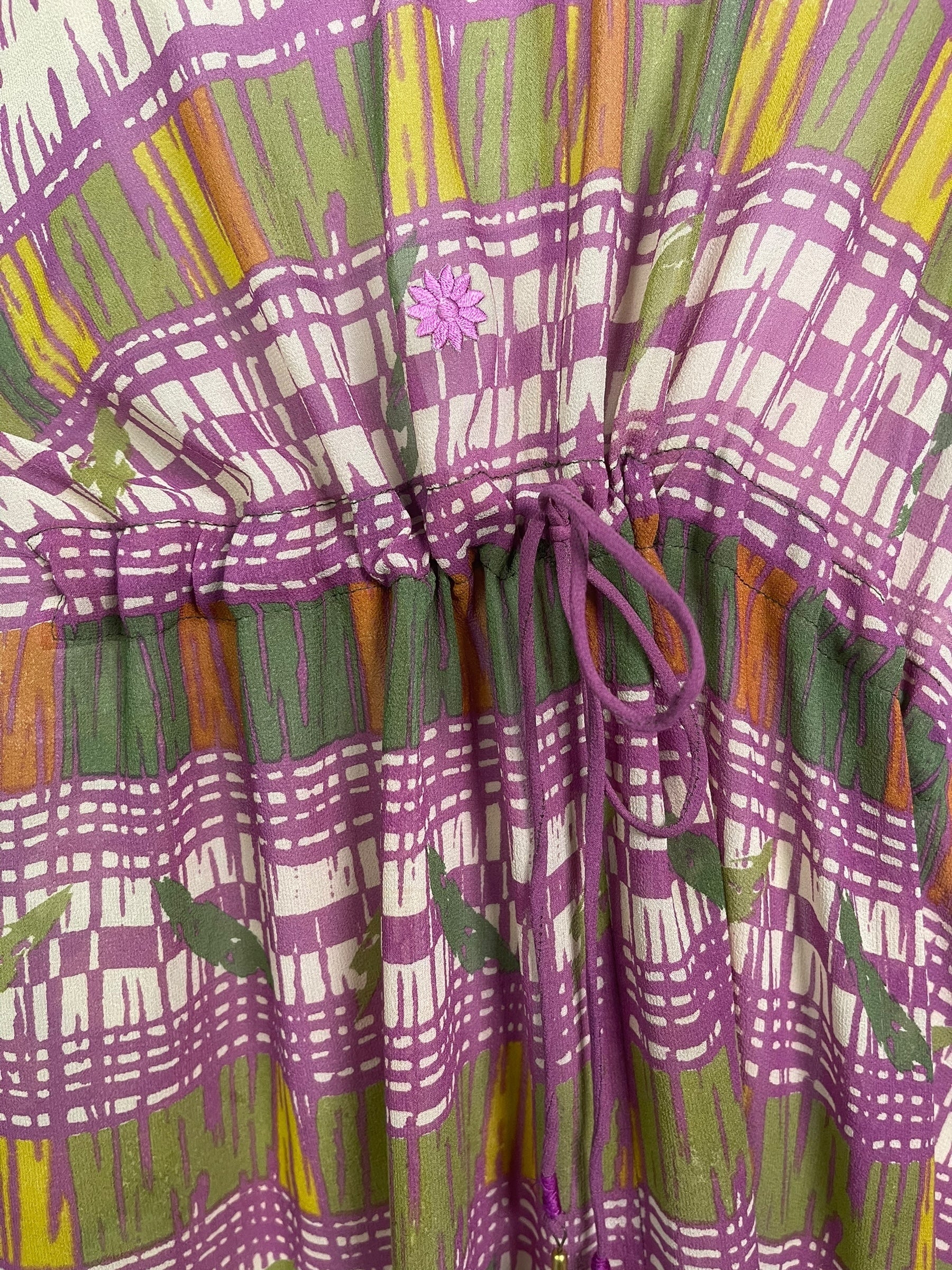 PRG8862 Sheer Avatar Pure Silk Maxi Kaftan