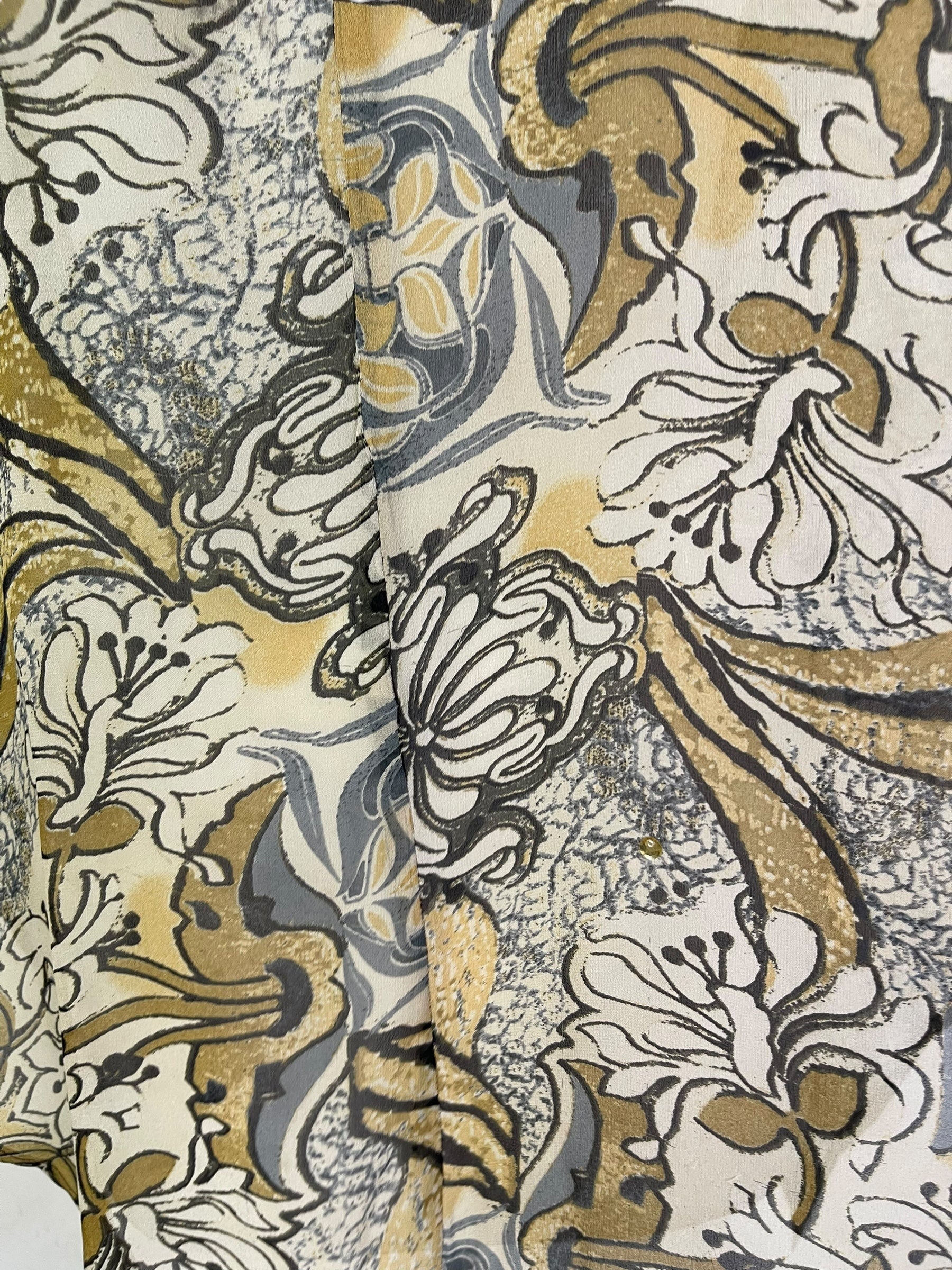 PRG7040 Sheer Wabi Sabi Pure Silk Waterfall Top