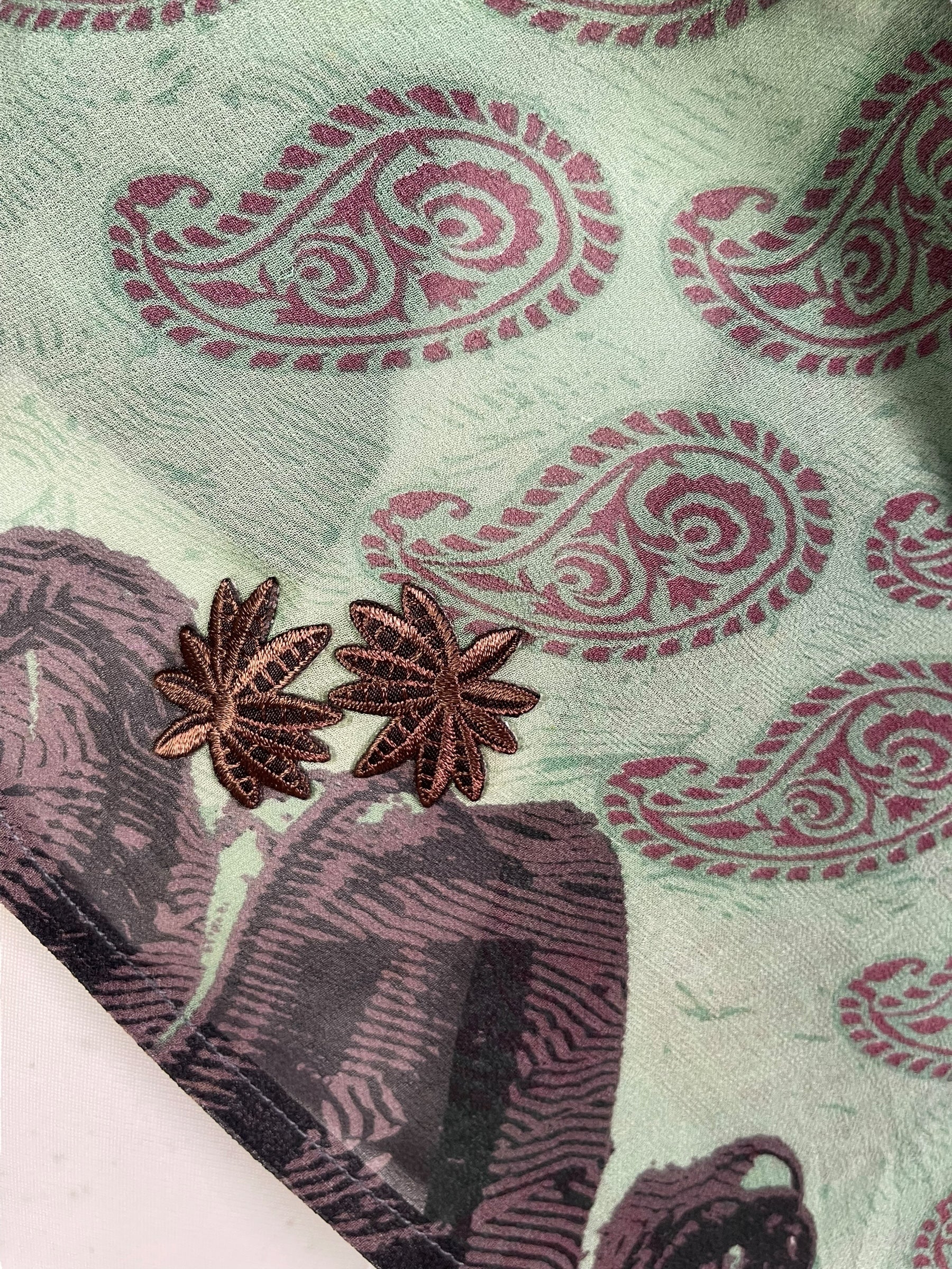 PRG7329 Sheer Avatar Pure Silk Capelet Poncho