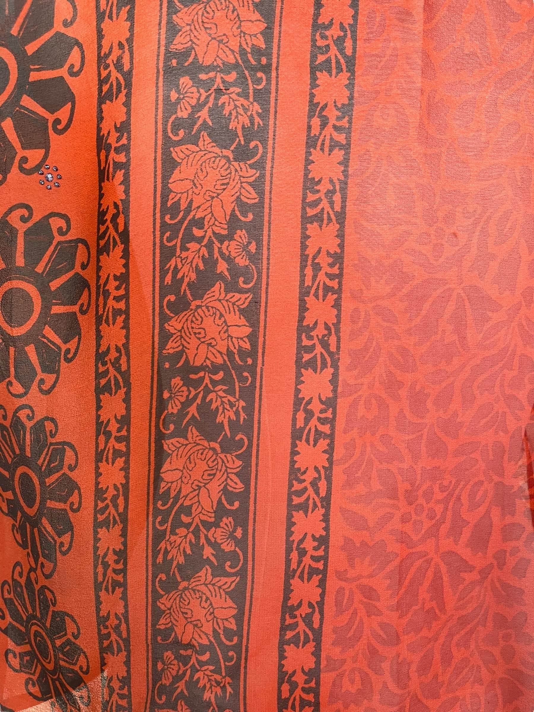 PRG7631 Sheer Avatar Pure Silk Boxy Top