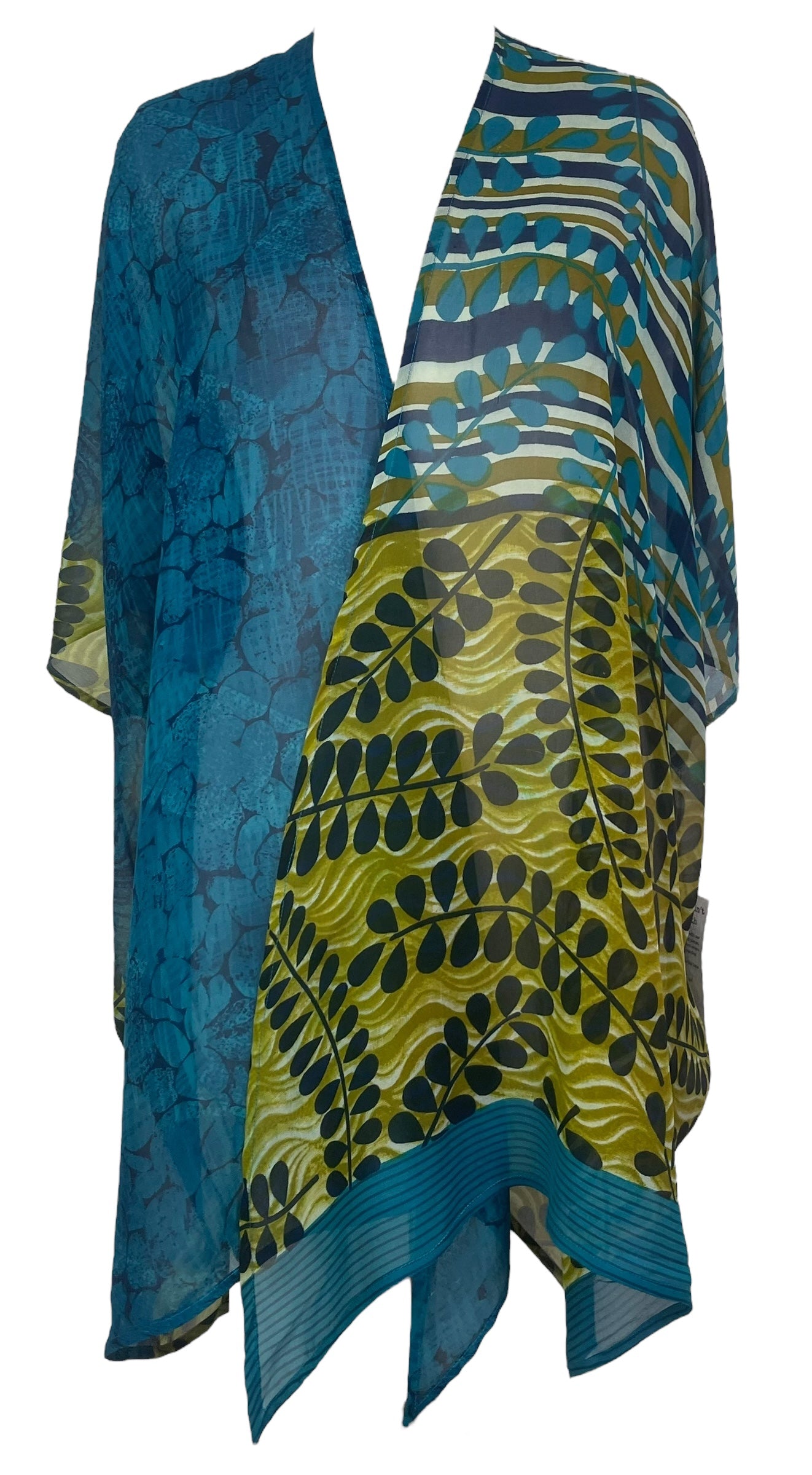 PRG8124 Sheer Wabi Sabi Pure Silk Cardigan