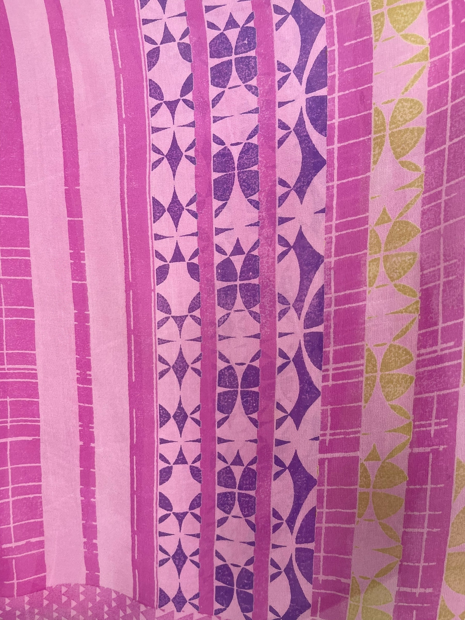 PRG8201 Sheer Avatar Pure Silk Kimono-Sleeved Top